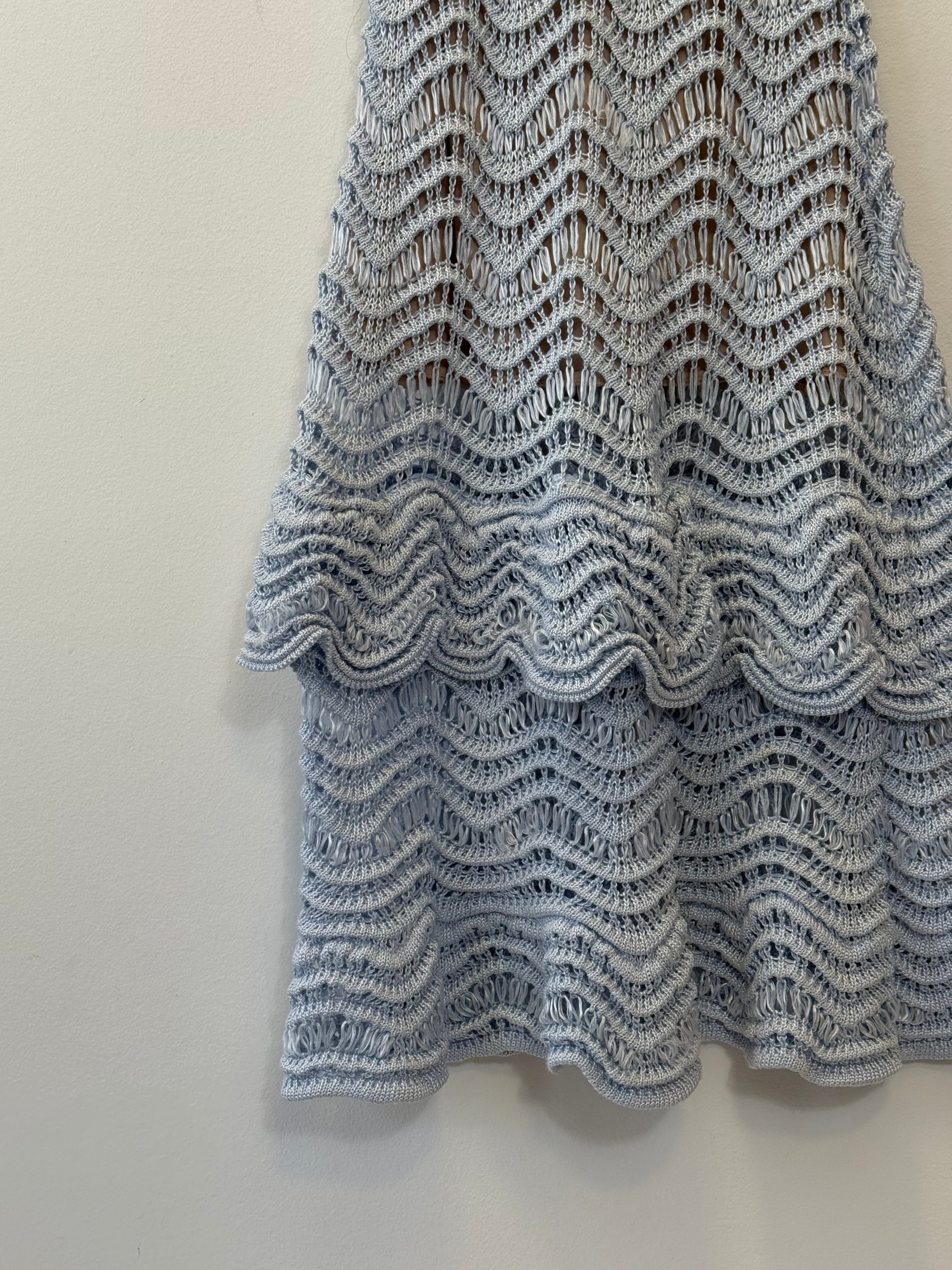Vestido Tricot Azul