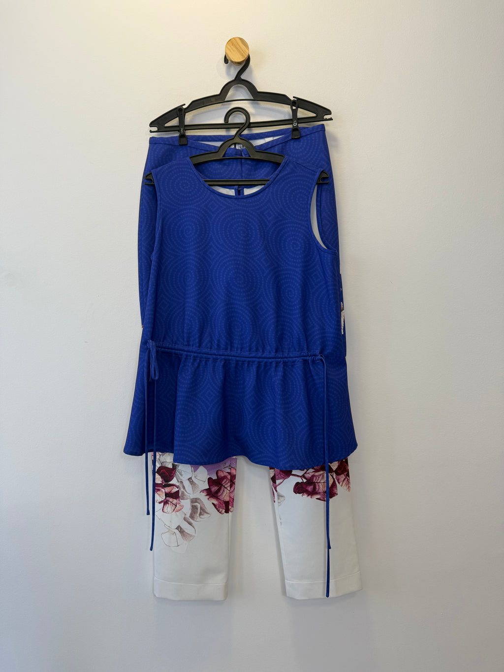Conjunto Azul Estampa Floral