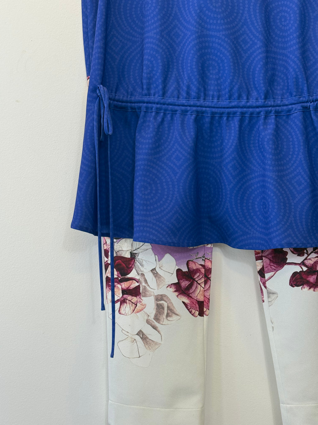 Conjunto Azul Estampa Floral
