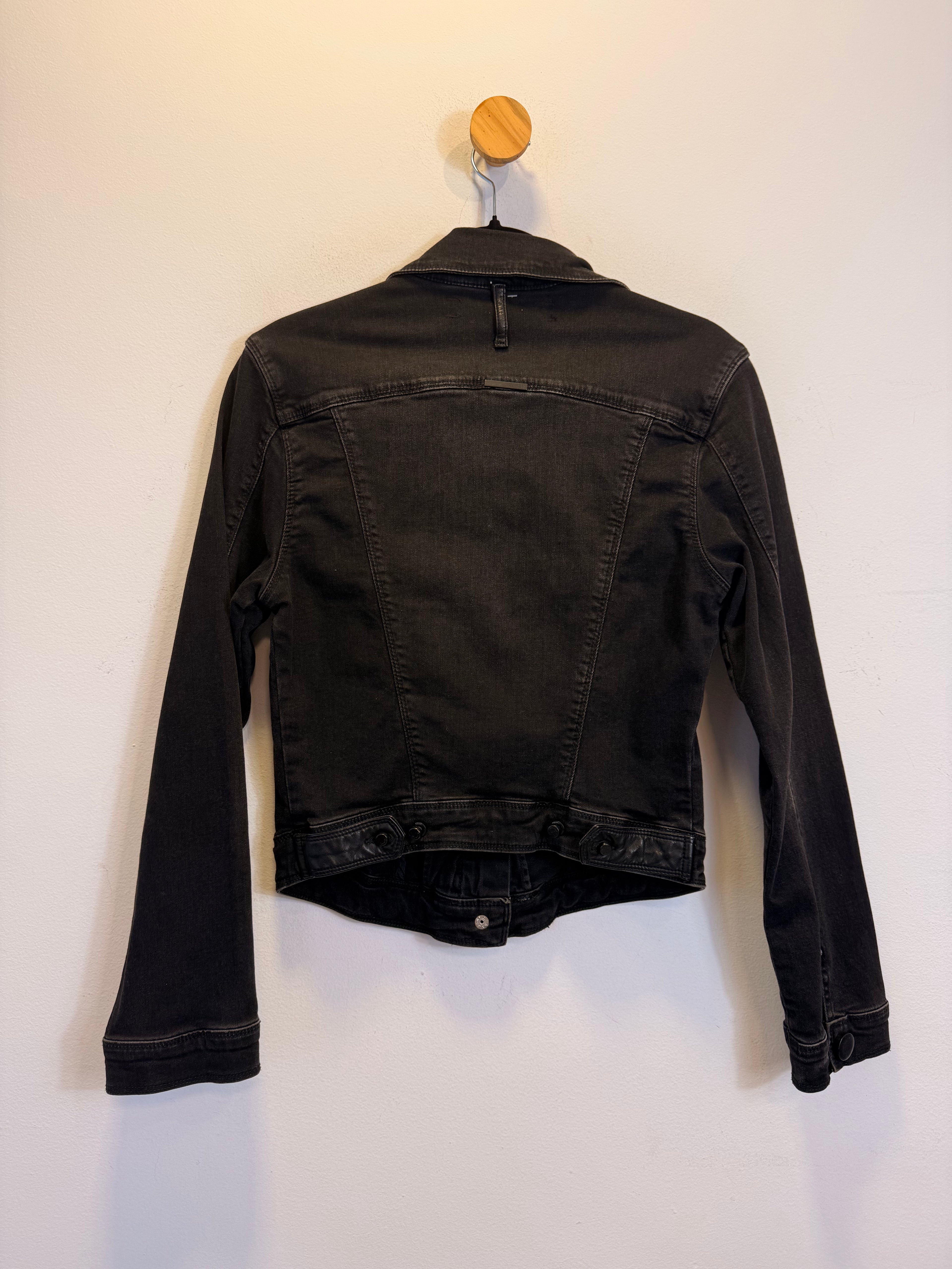 Jaqueta Jeans Preta Animale