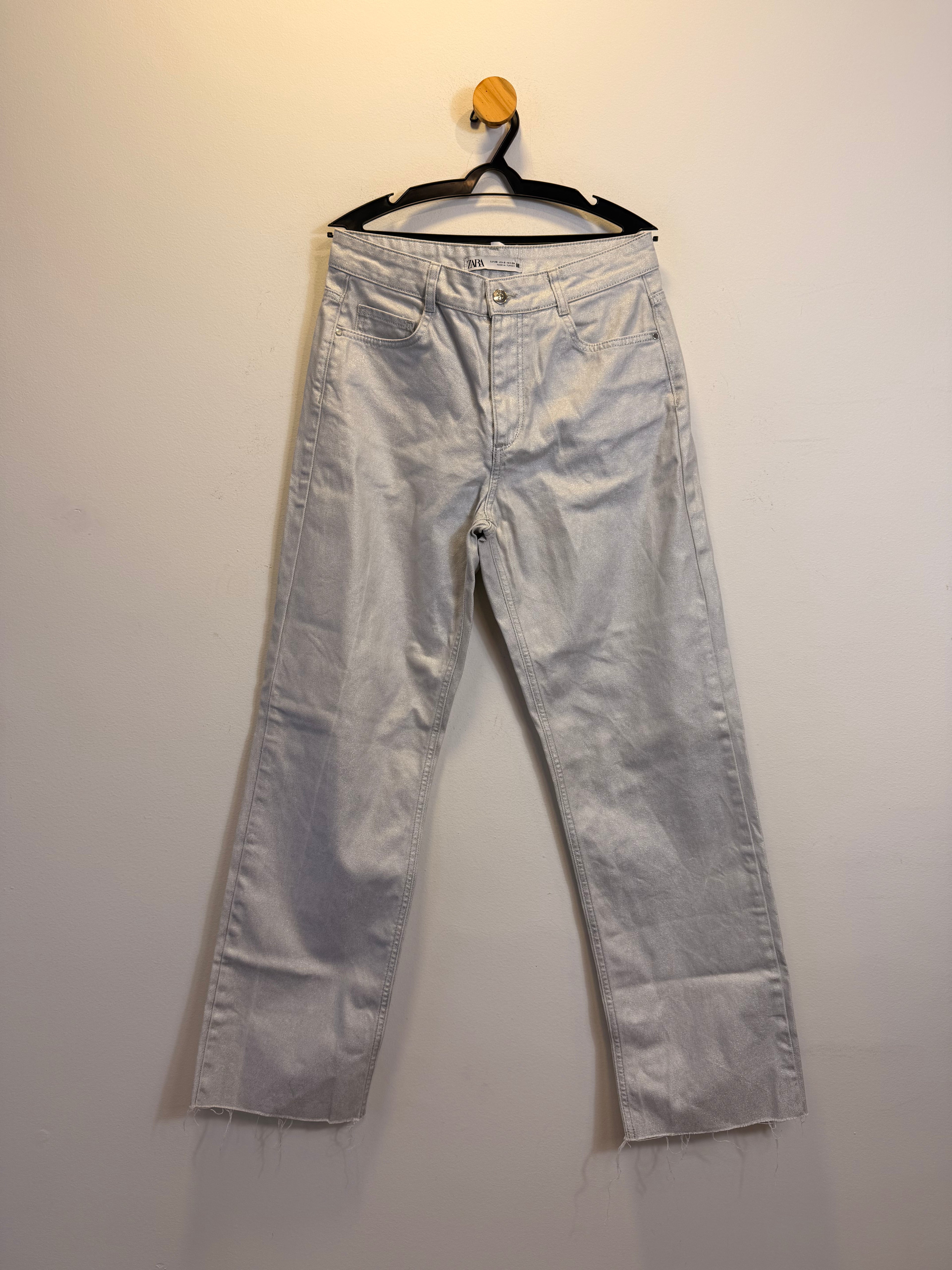 Calça Prata Zara