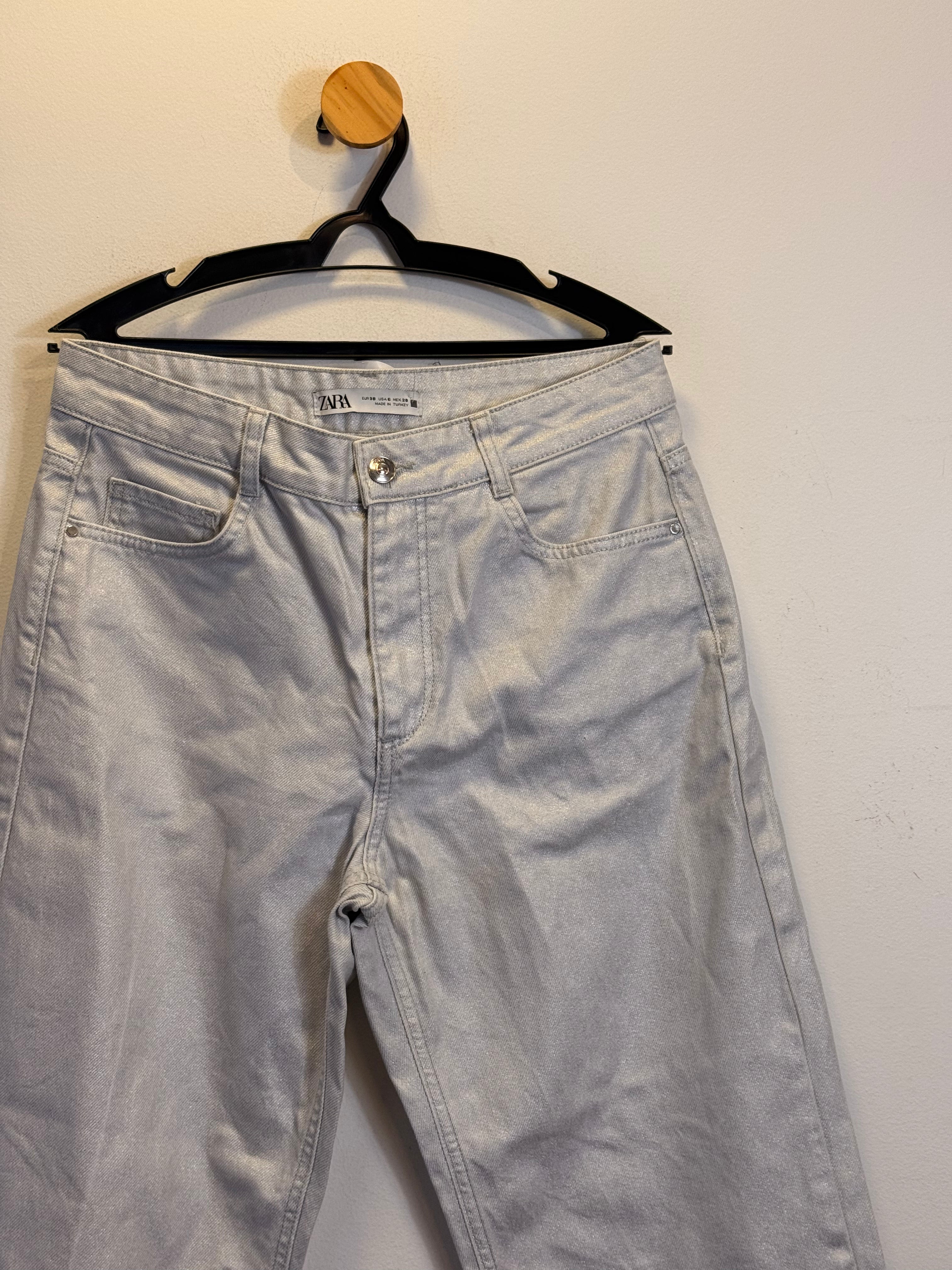 Calça Prata Zara