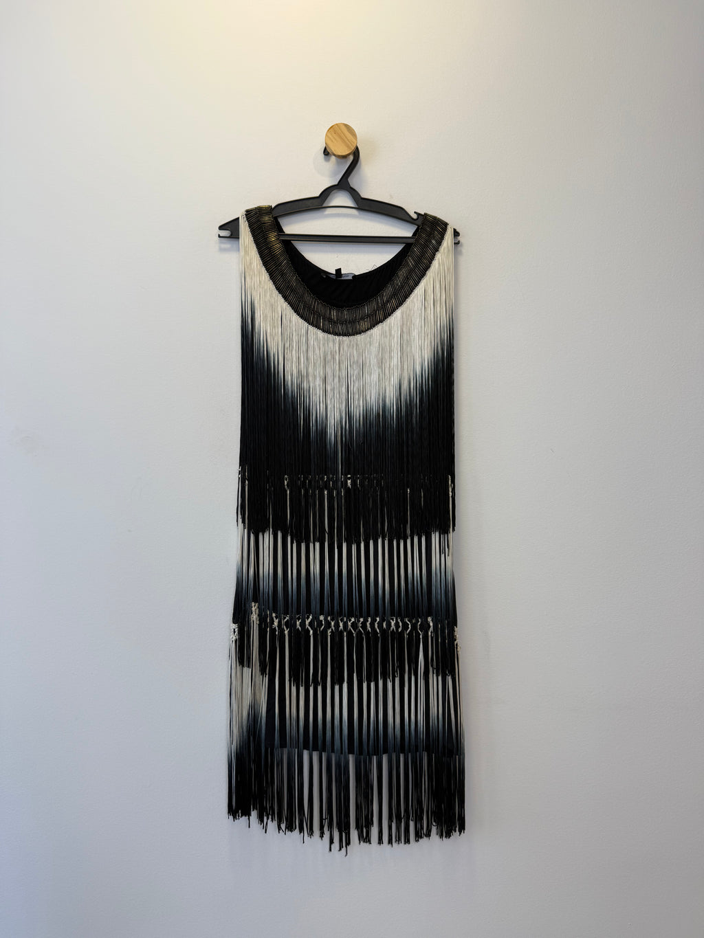 Vestido Franjas Preto e Branco