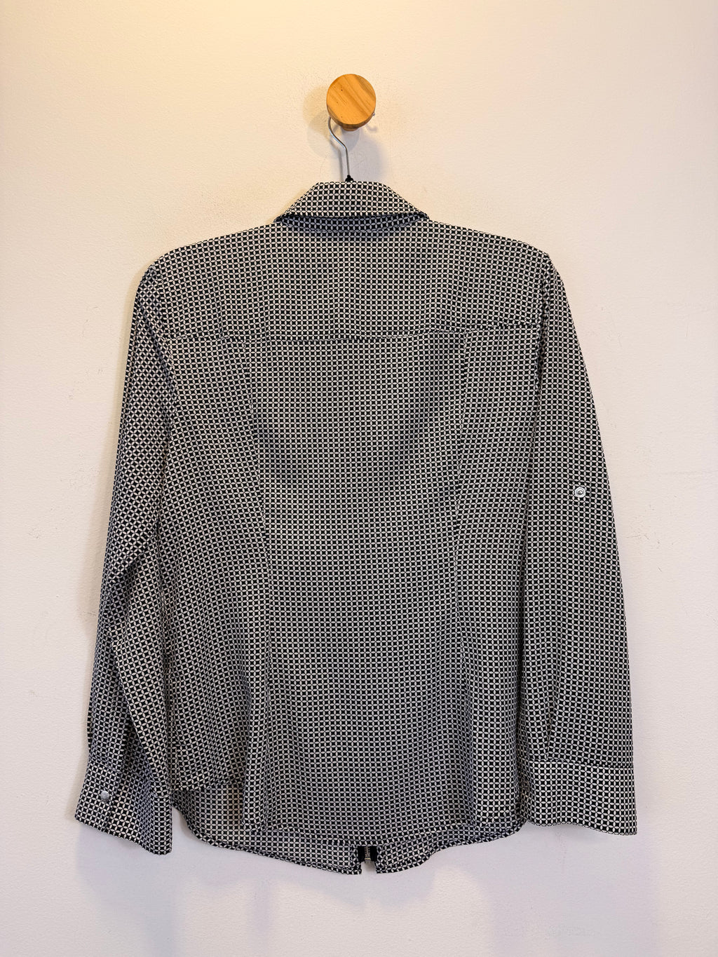 Camisa Feminina Estampada com Zíper MK