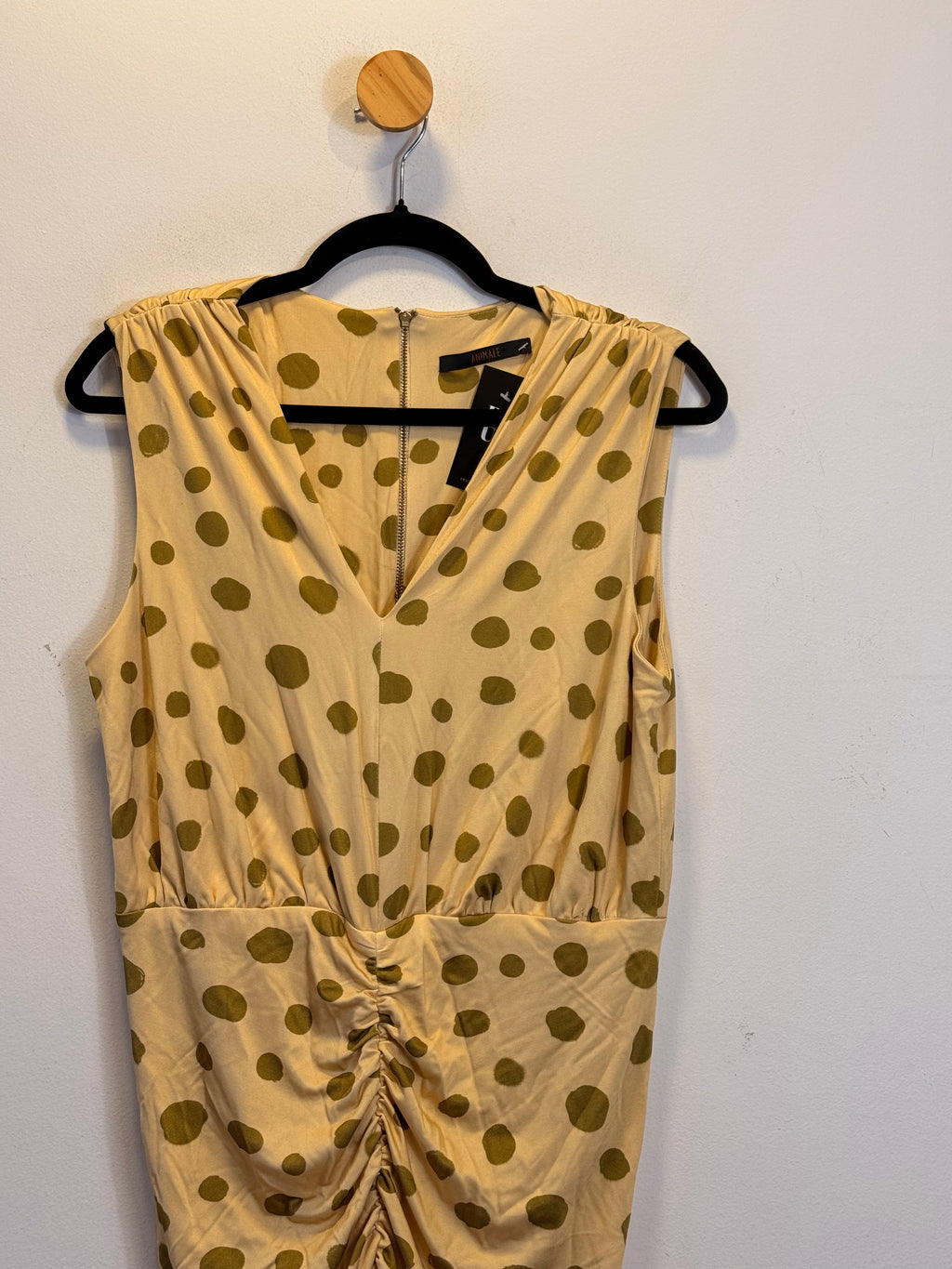 Vestido Poá Amarelo Animale