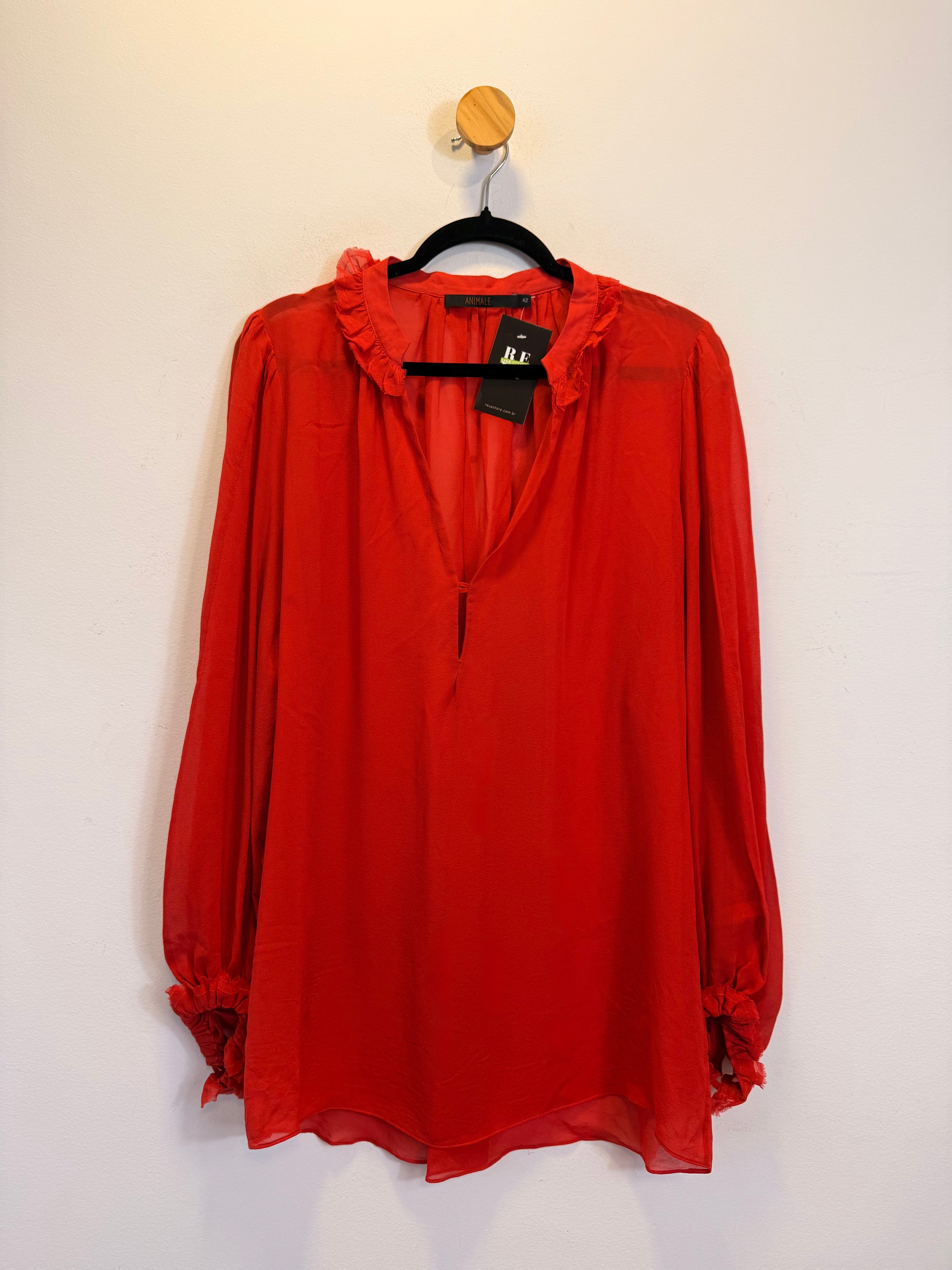 Blusa Vermelha Animale