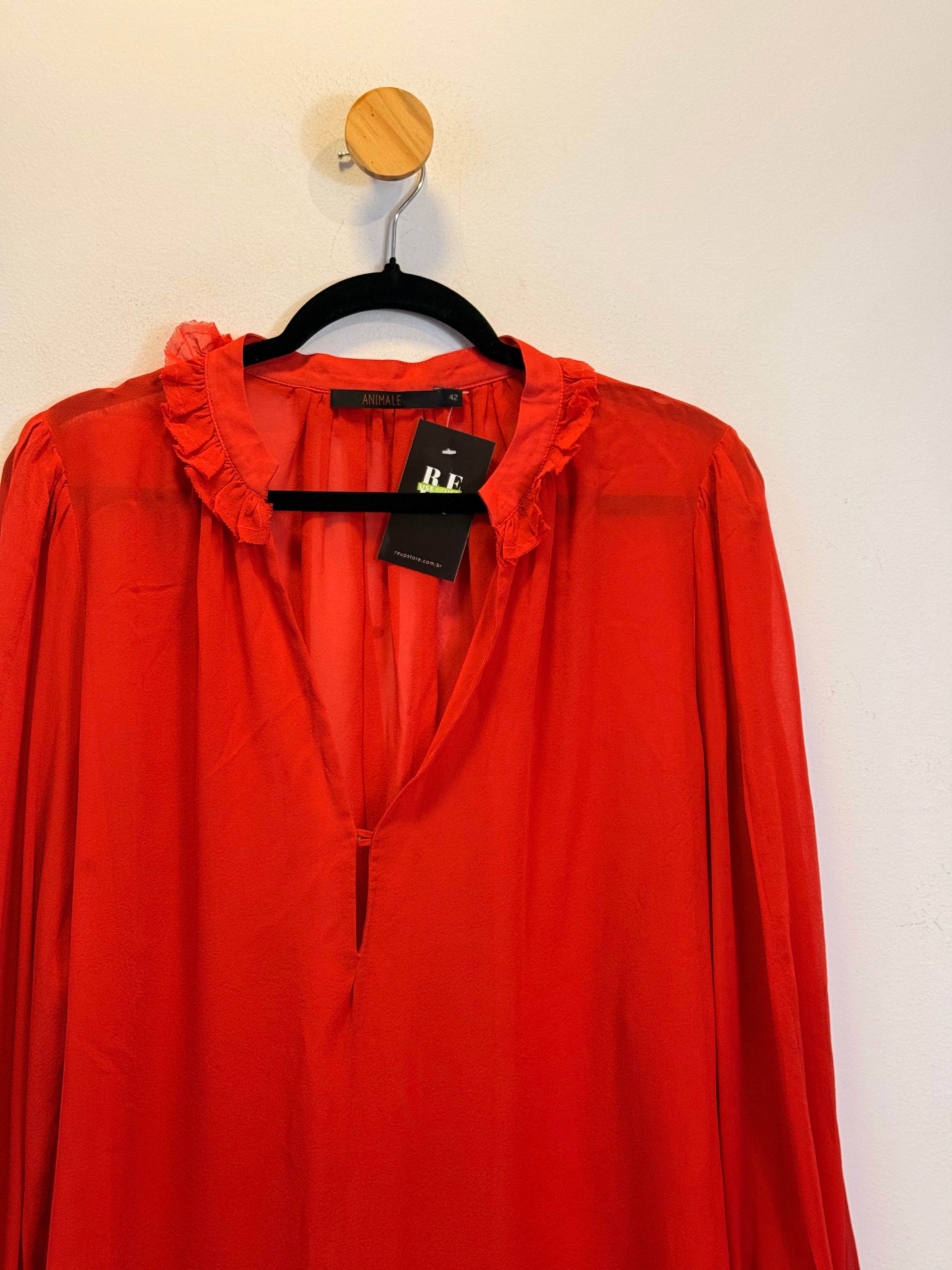Blusa Vermelha Animale