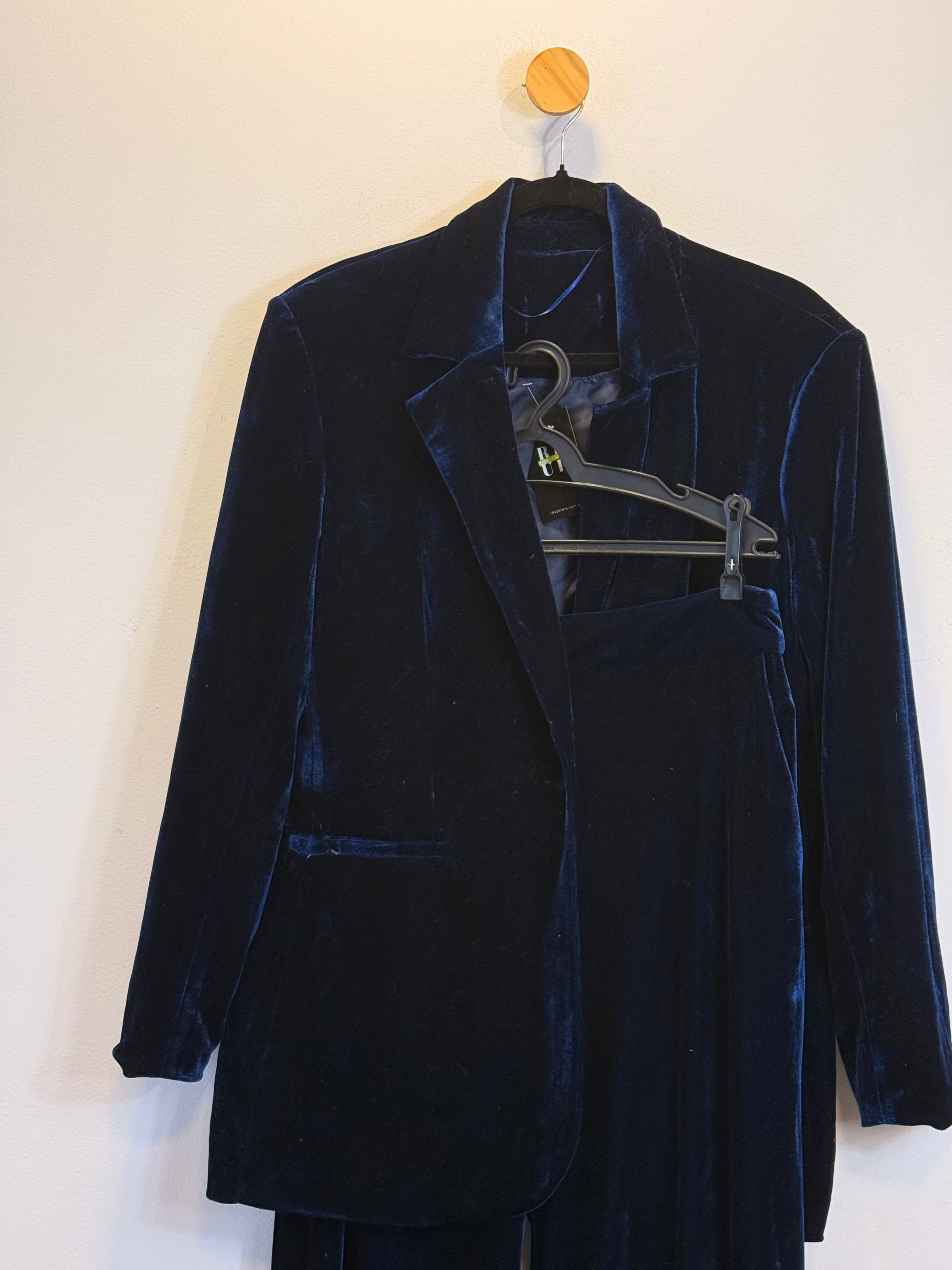 Conjunto Azul Veludo
