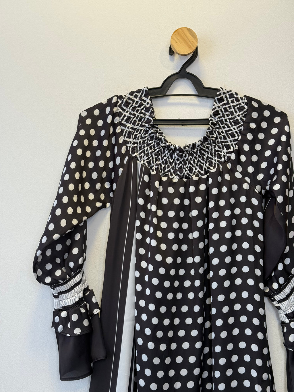 Vestido Poá com Babado