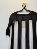 Vestido Listrado com Anágua
