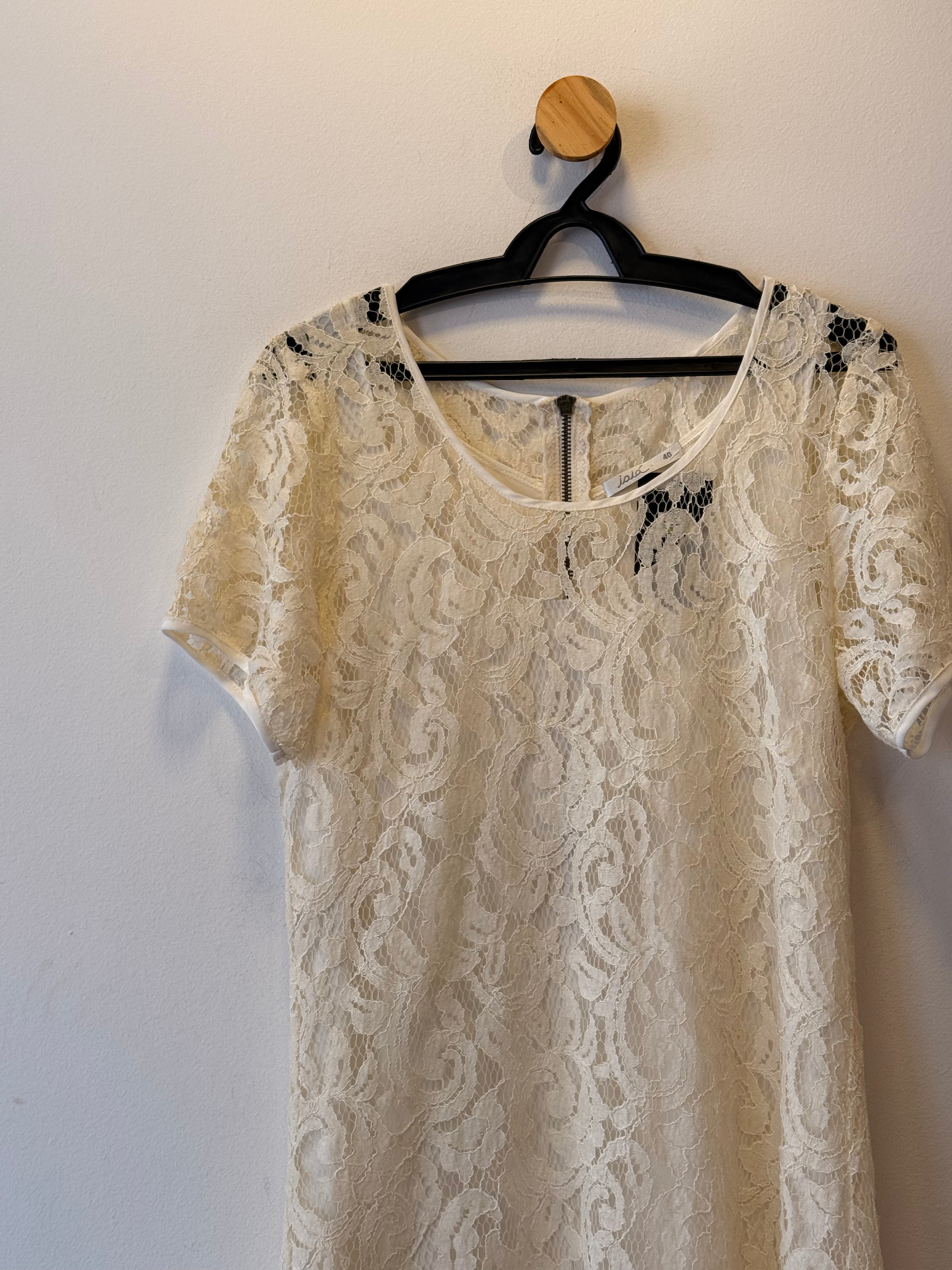 Vestido de Renda Branco