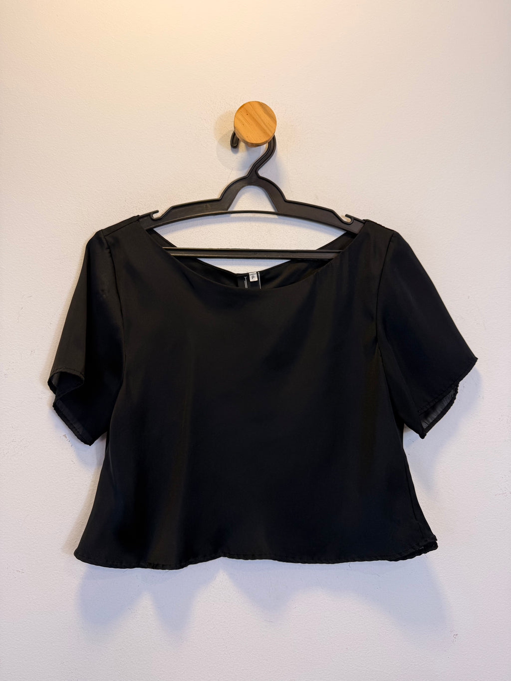 Blusa Preta Love Leather