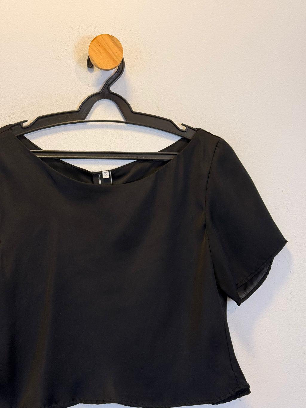 Blusa Preta Love Leather