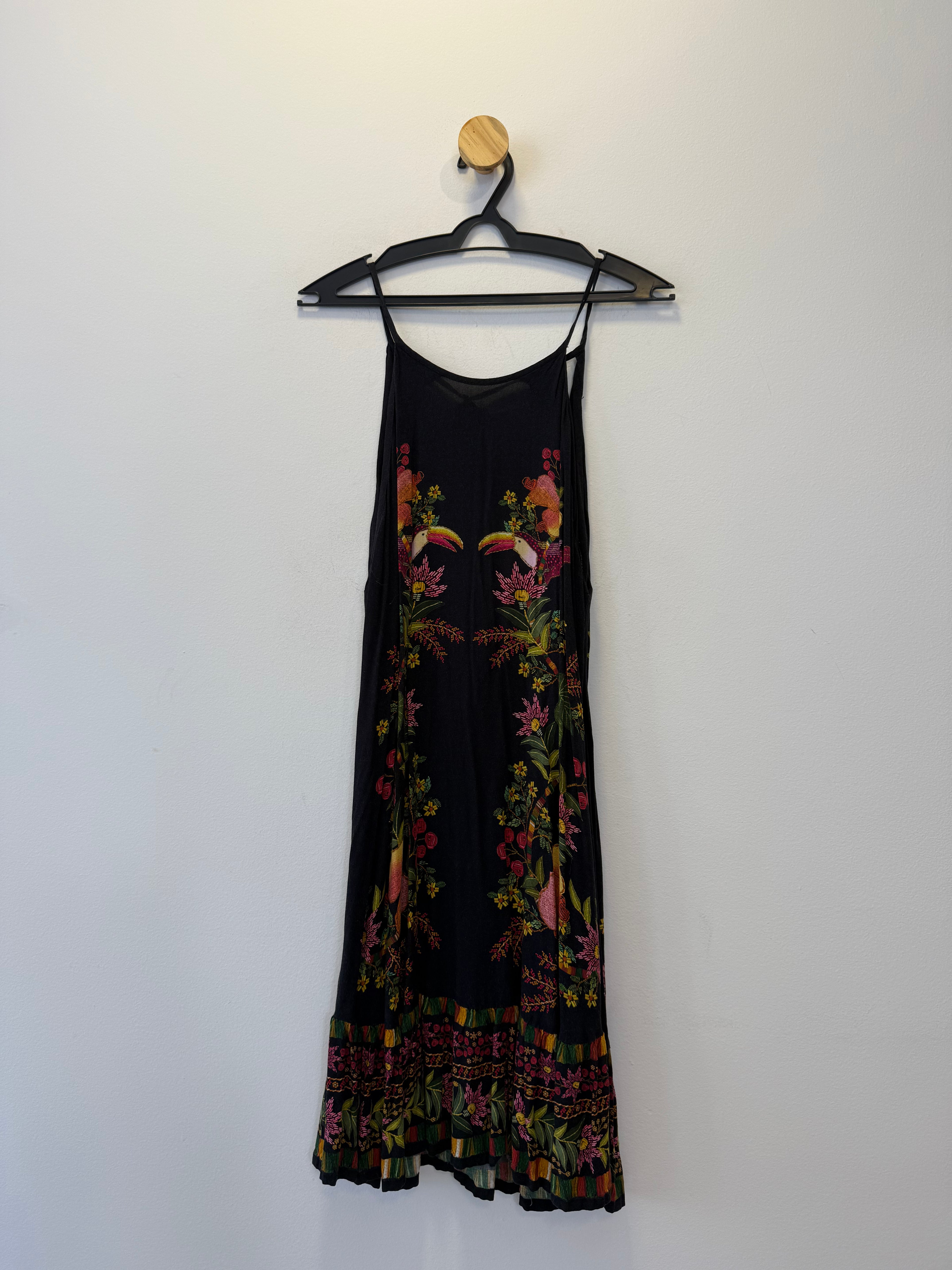 Vestido Estampado Costas Nua