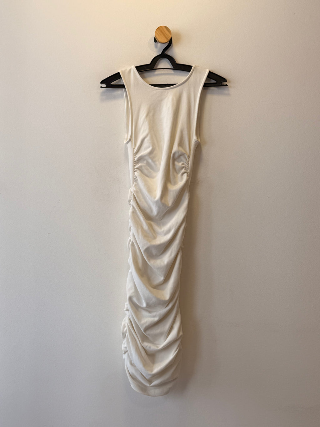 Vestido Branco Drapeado