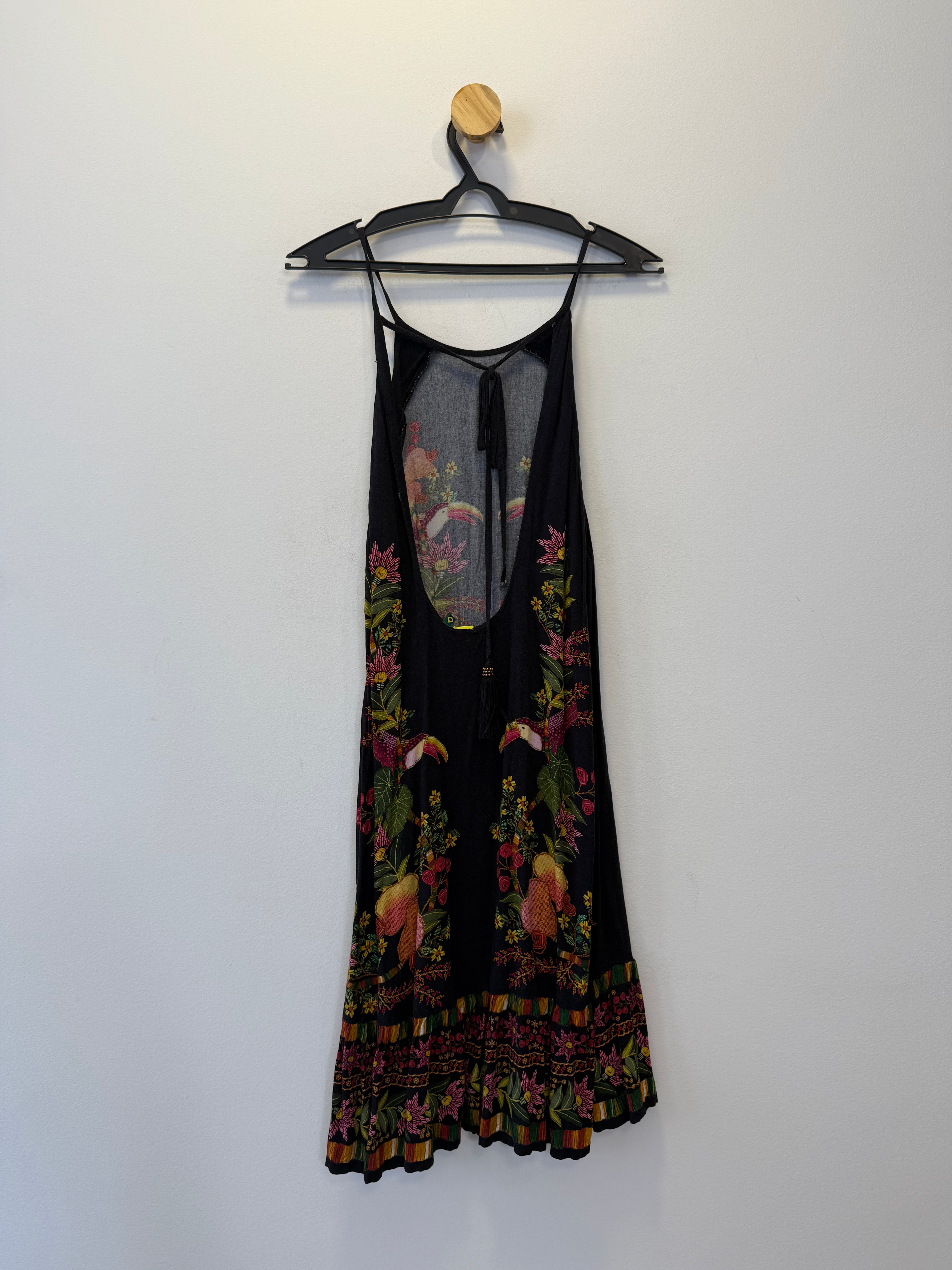 Vestido Estampado Costas Nua