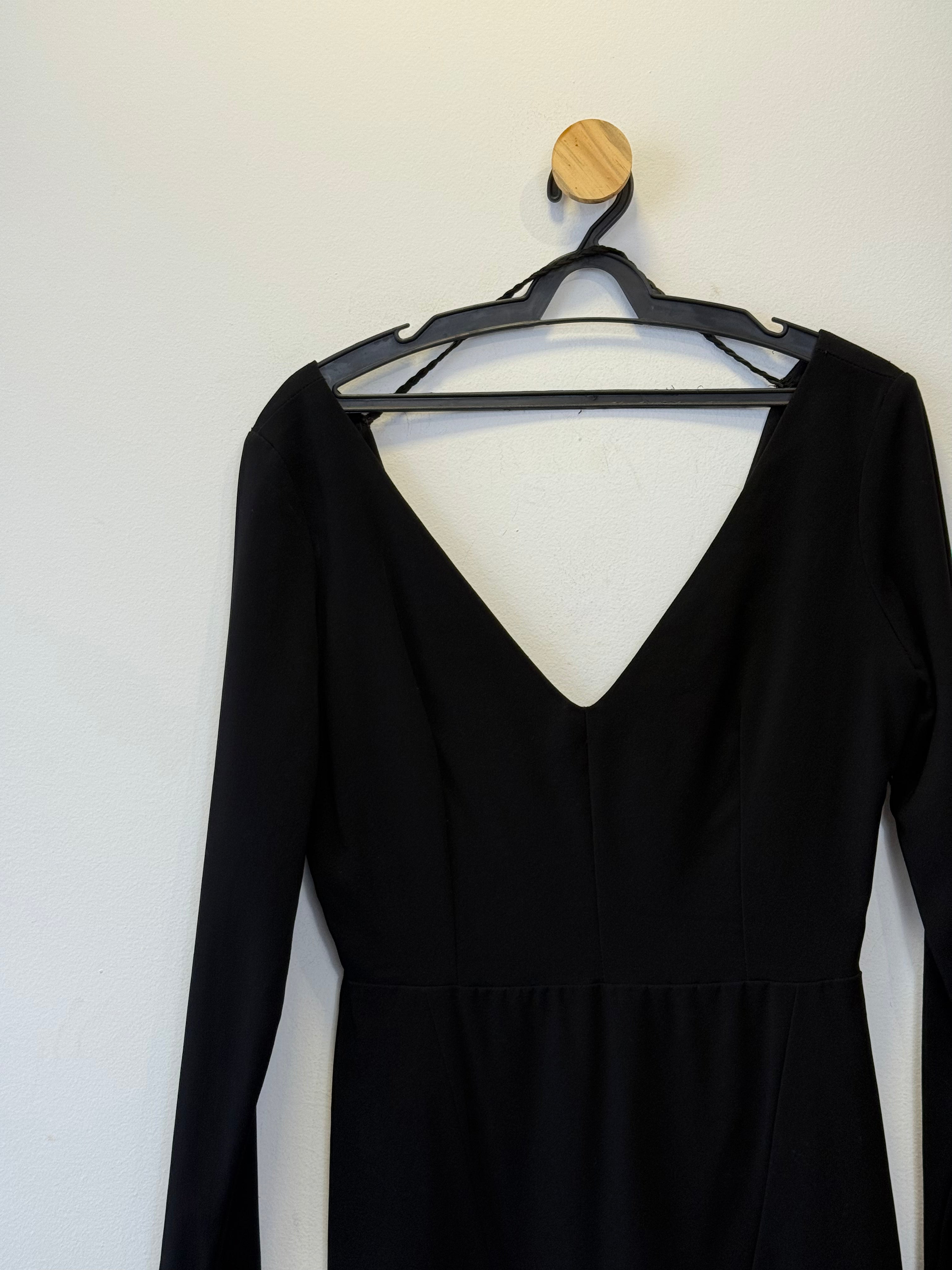 Vestido Manga Longa Evasê