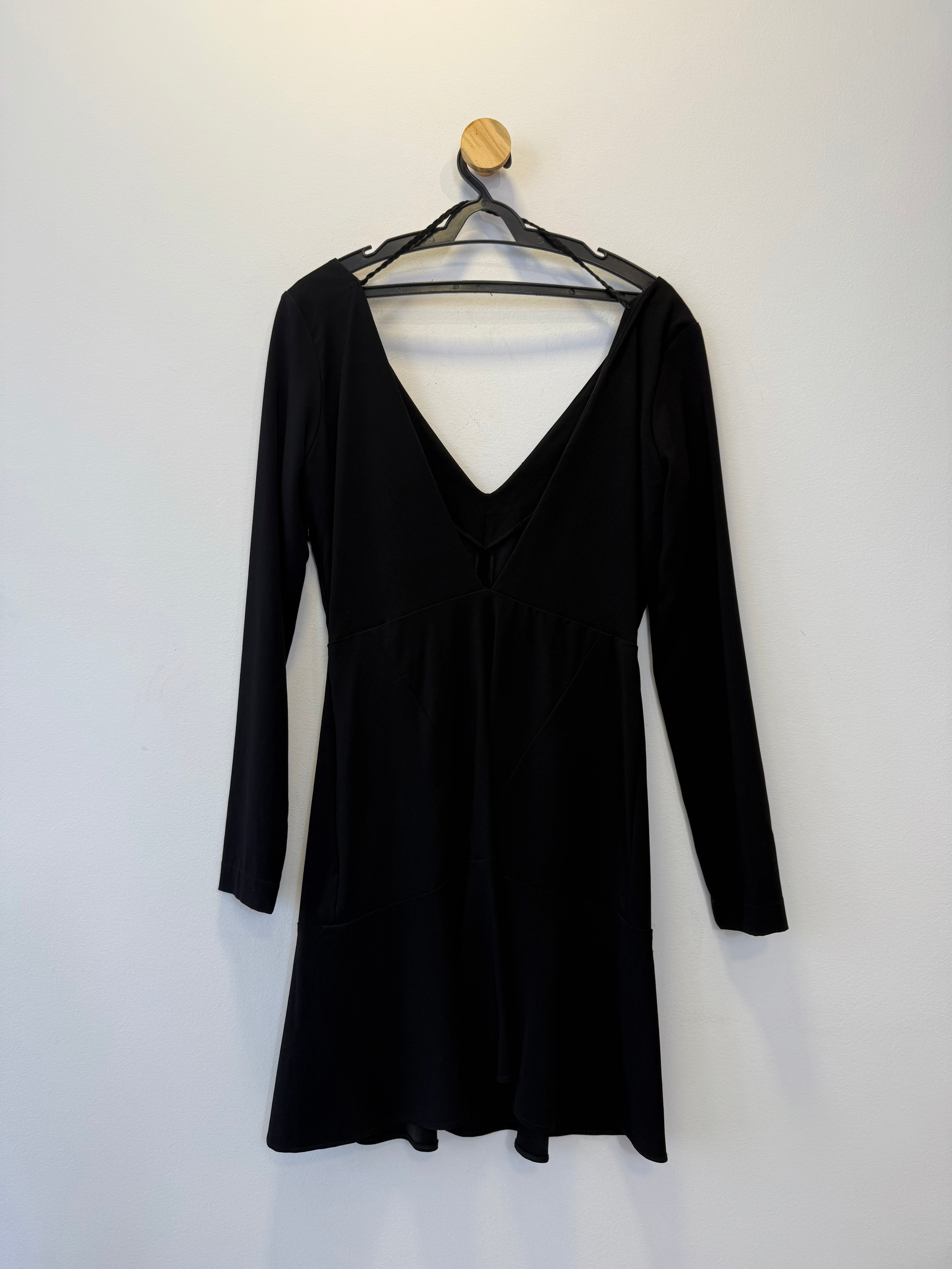 Vestido Manga Longa Evasê