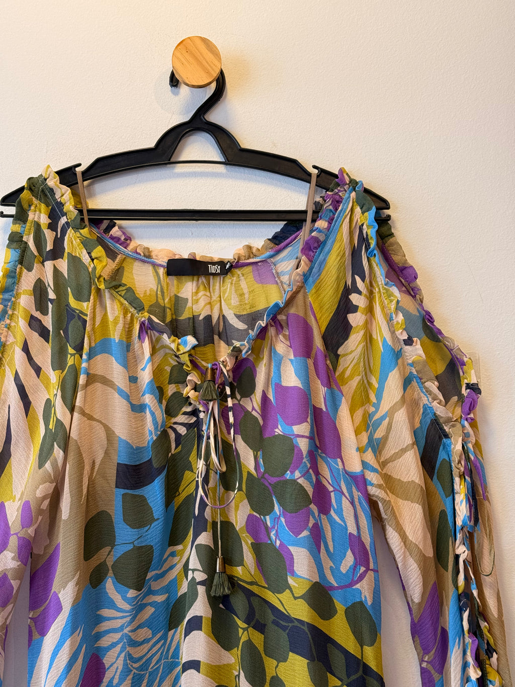 Vestido Curto com Estampa Floral