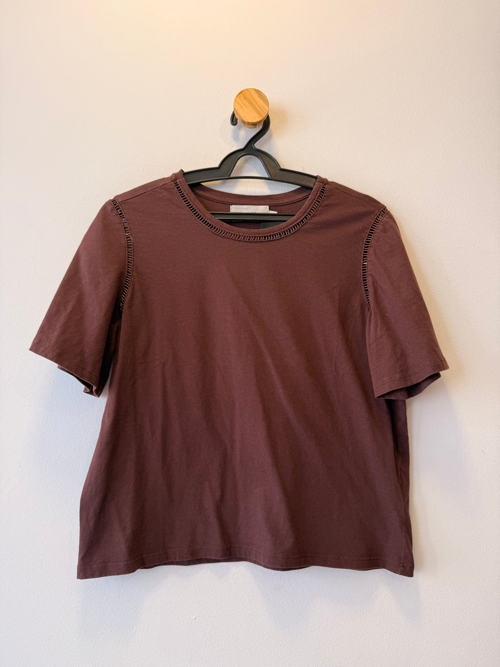 Blusa Marrom Shoulder