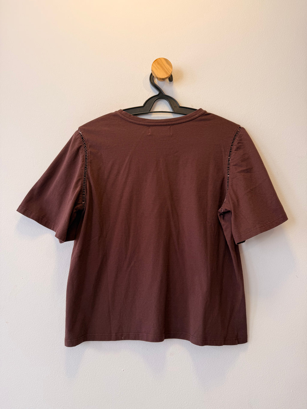 Blusa Marrom Shoulder
