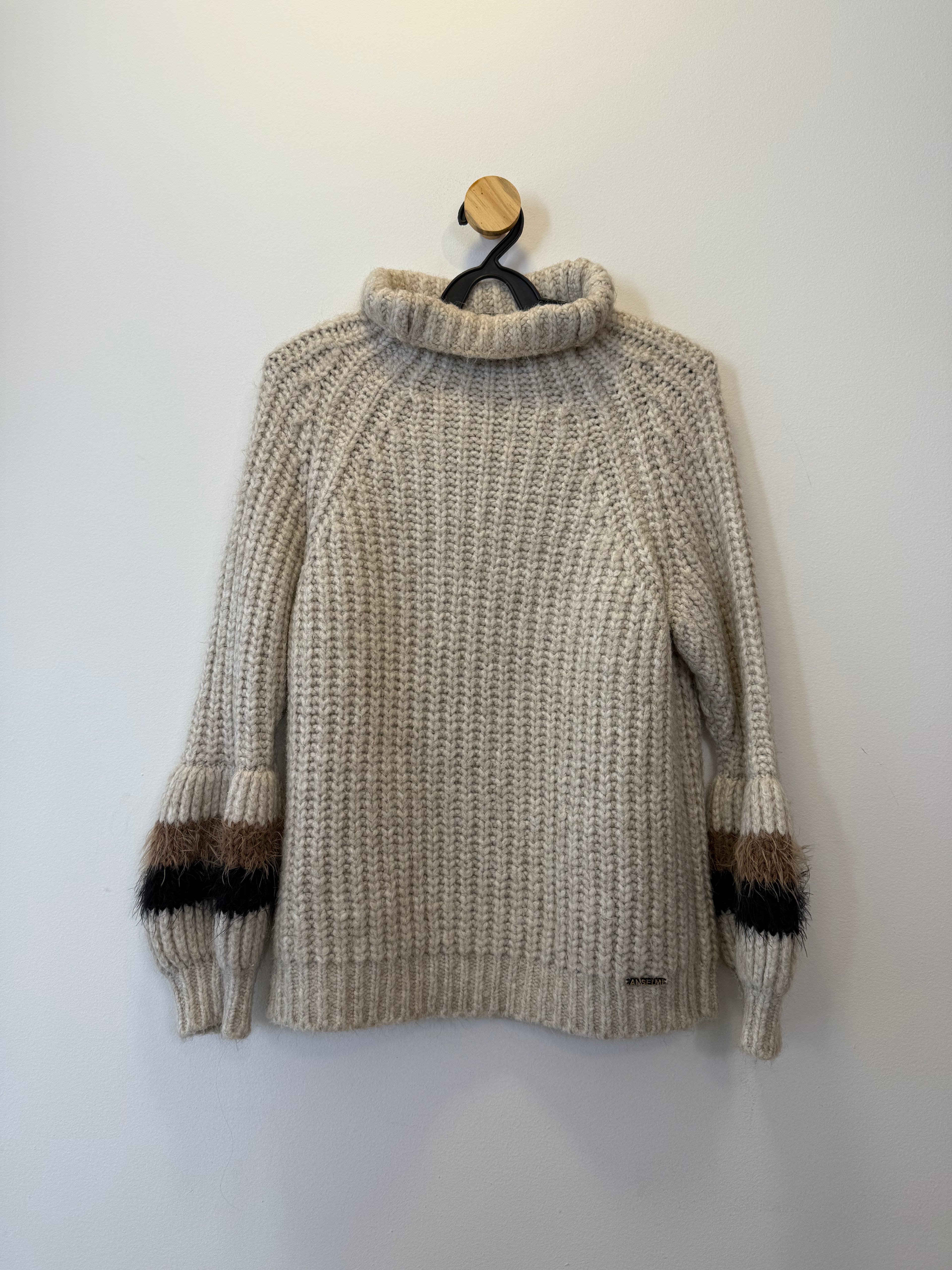 Pulôver de Tricot Marfim