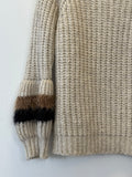 Pulôver de Tricot Marfim