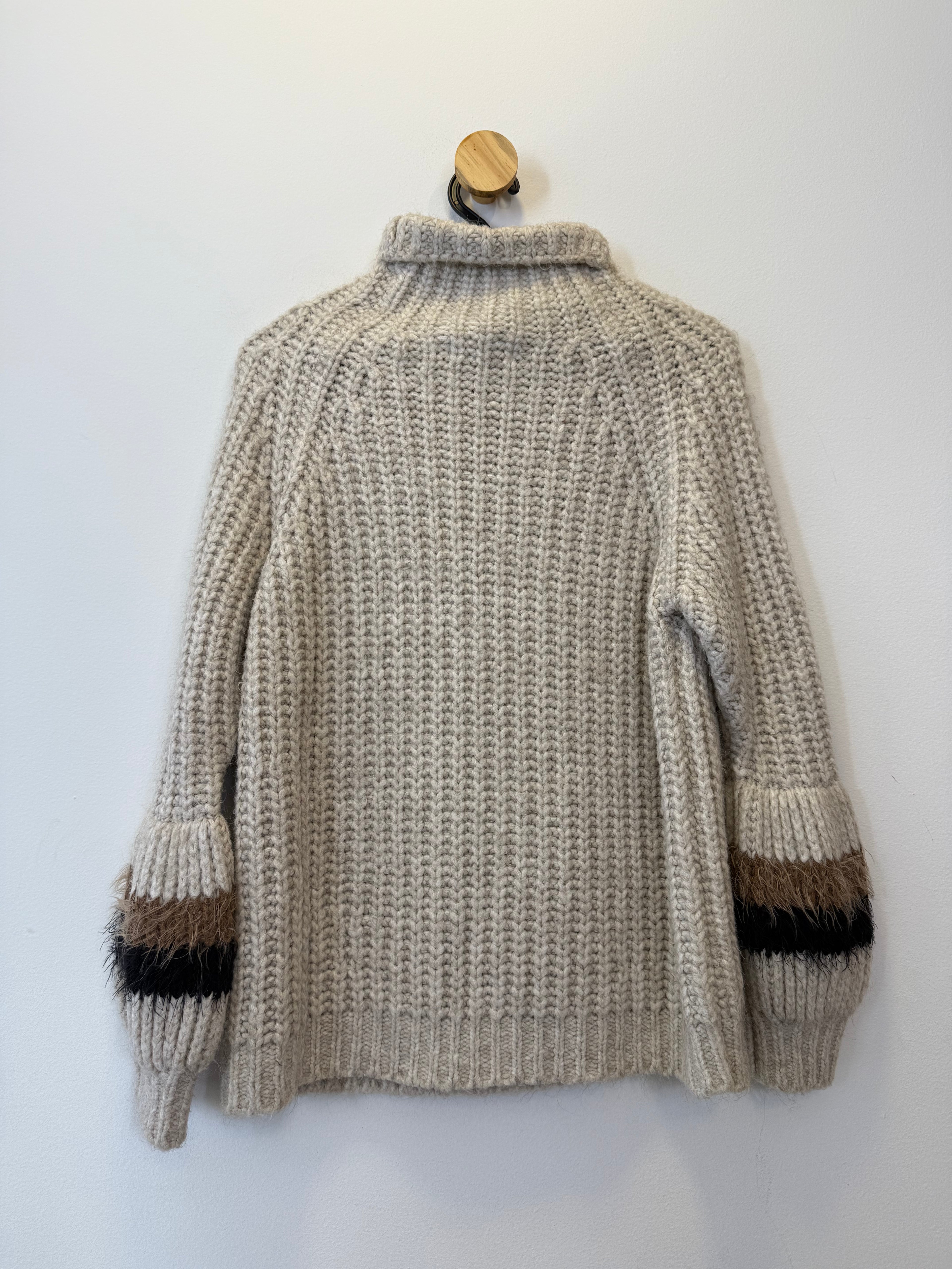 Pulôver de Tricot Marfim
