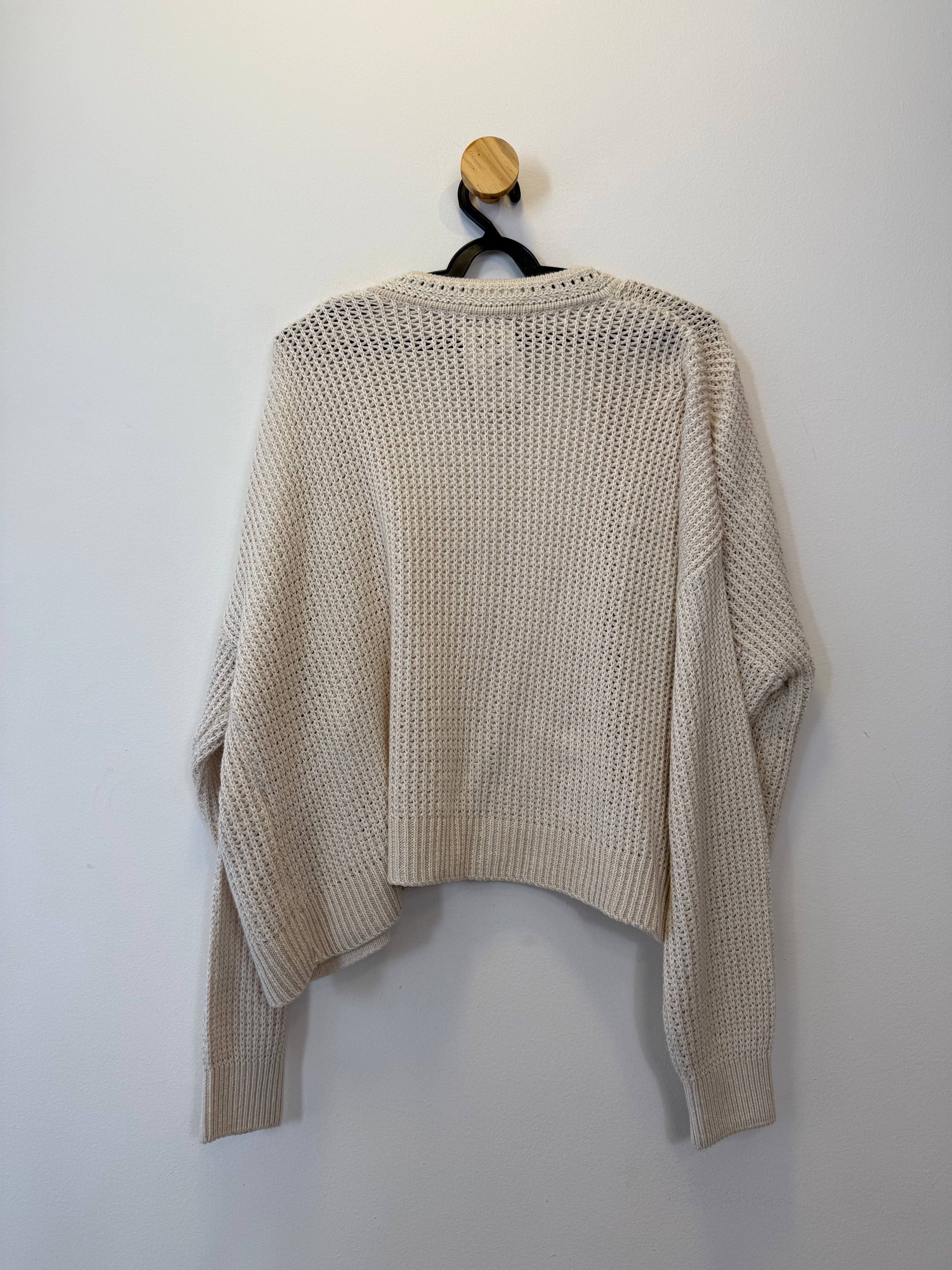 Cardigan em Tricot Floral