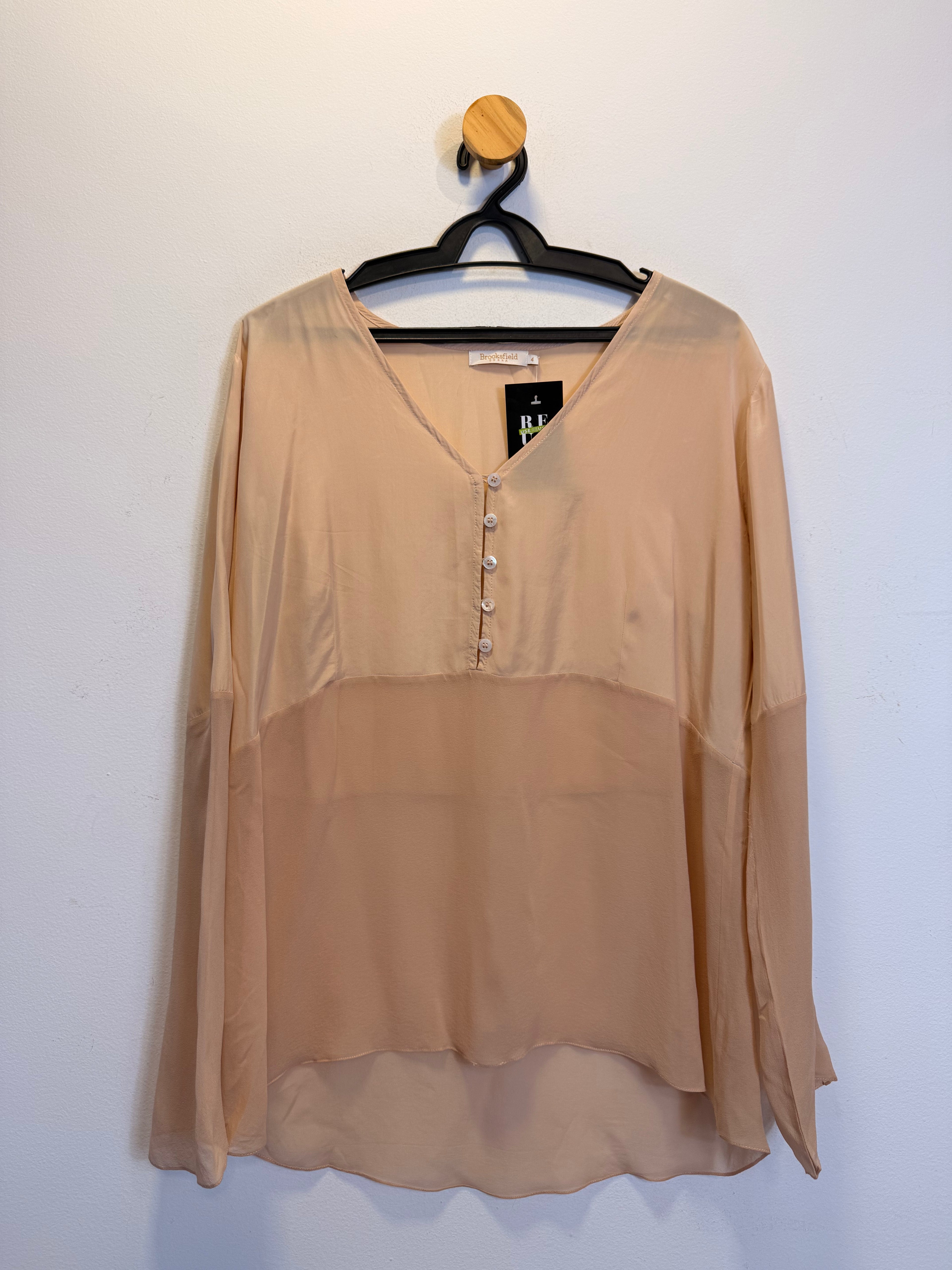 Blusa de Seda Brooksfield