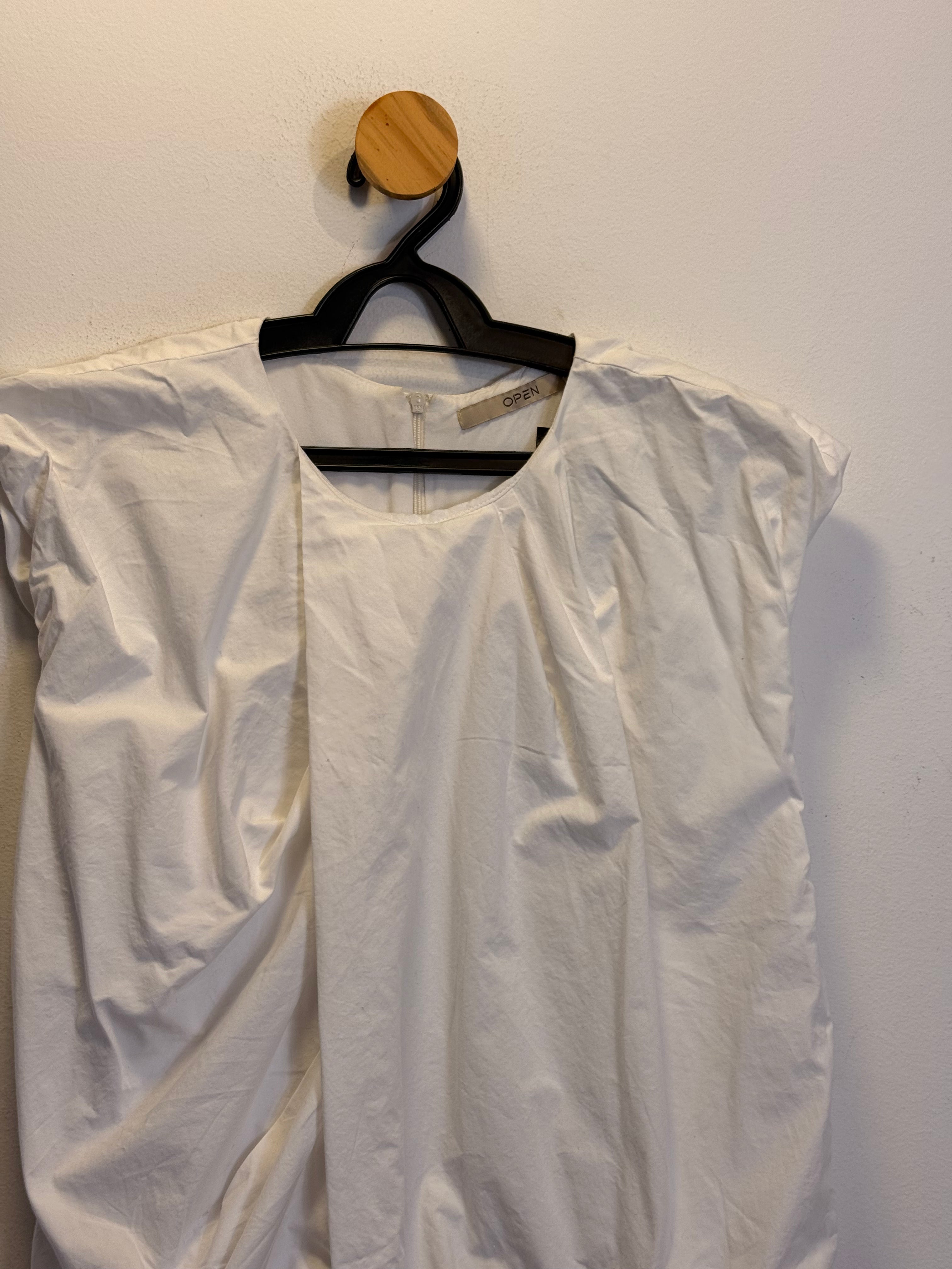 Blusa Branca Open
