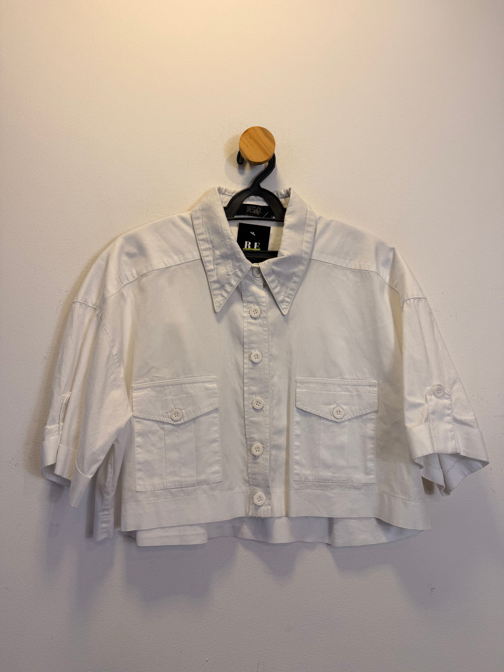Camisa Manga Curta Branca