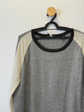 Blusa Tricot Mescla Cinza