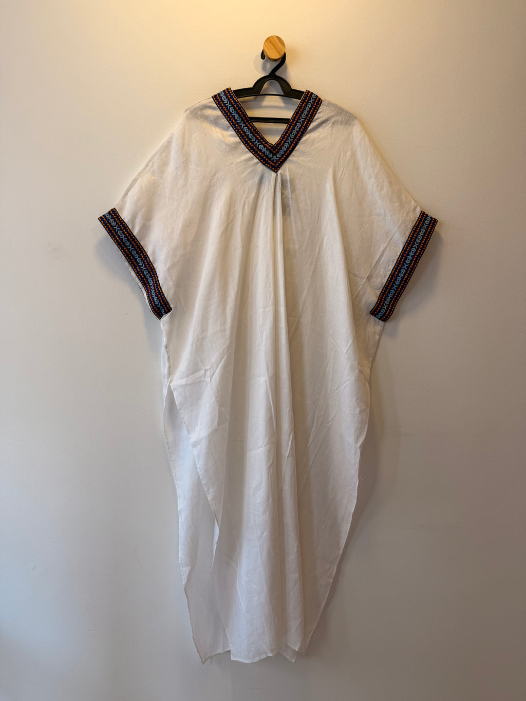 Saída de Praia Branca Estilo Kaftan