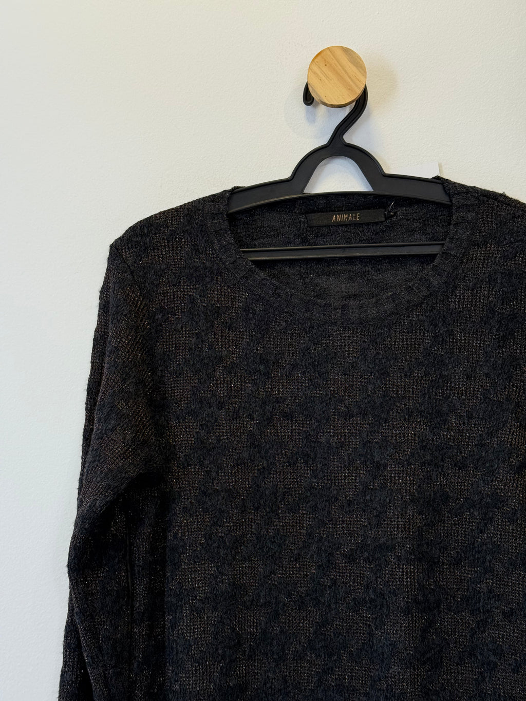 Suéter Tricot Pied de Coq