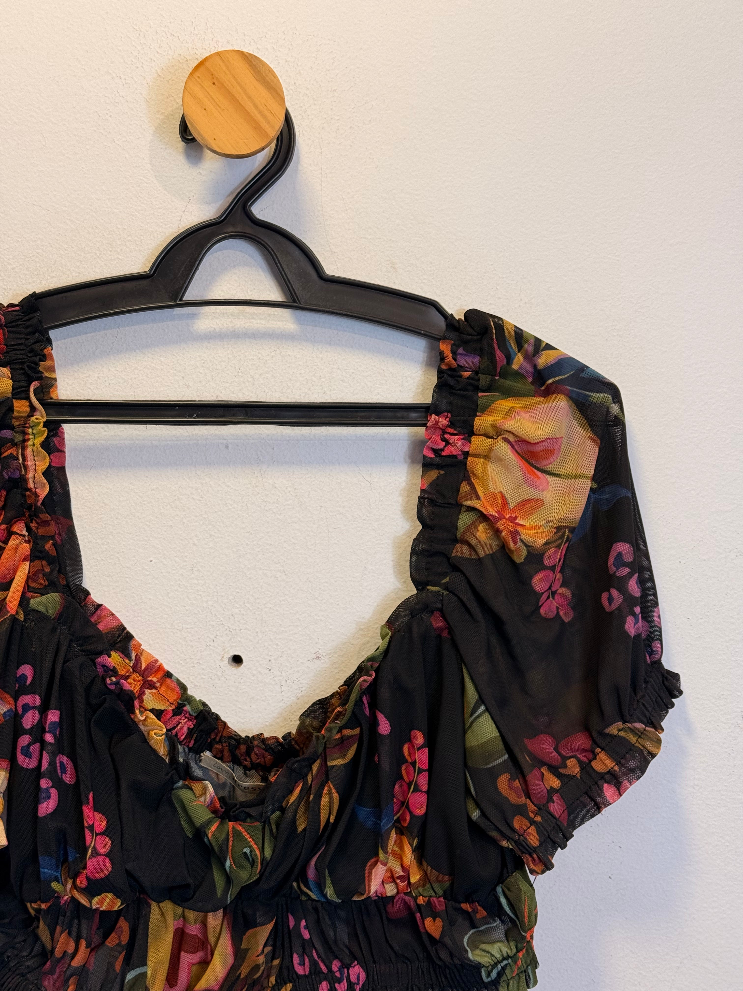 Cropped Floral Dress To