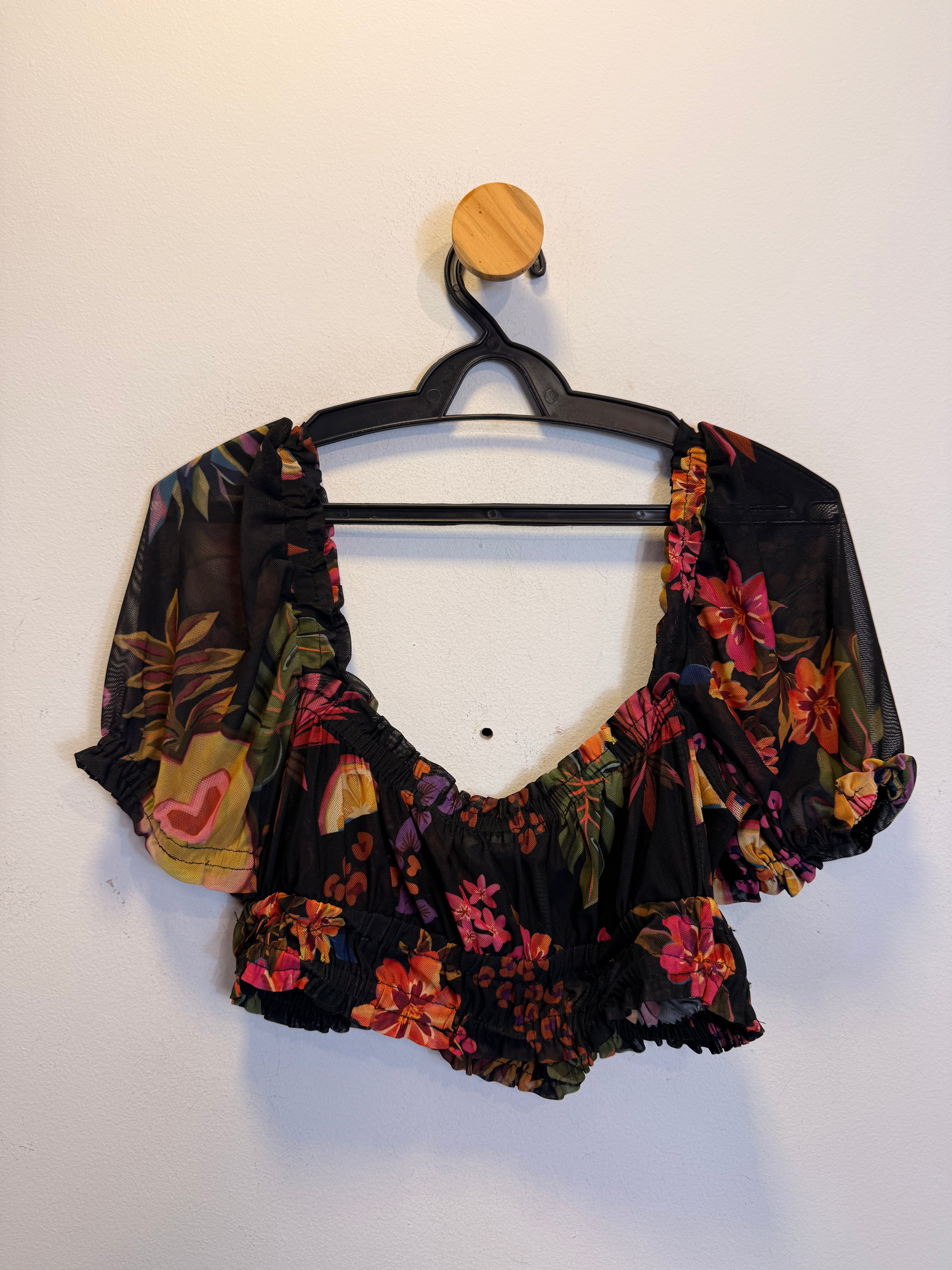 Cropped Floral Dress To