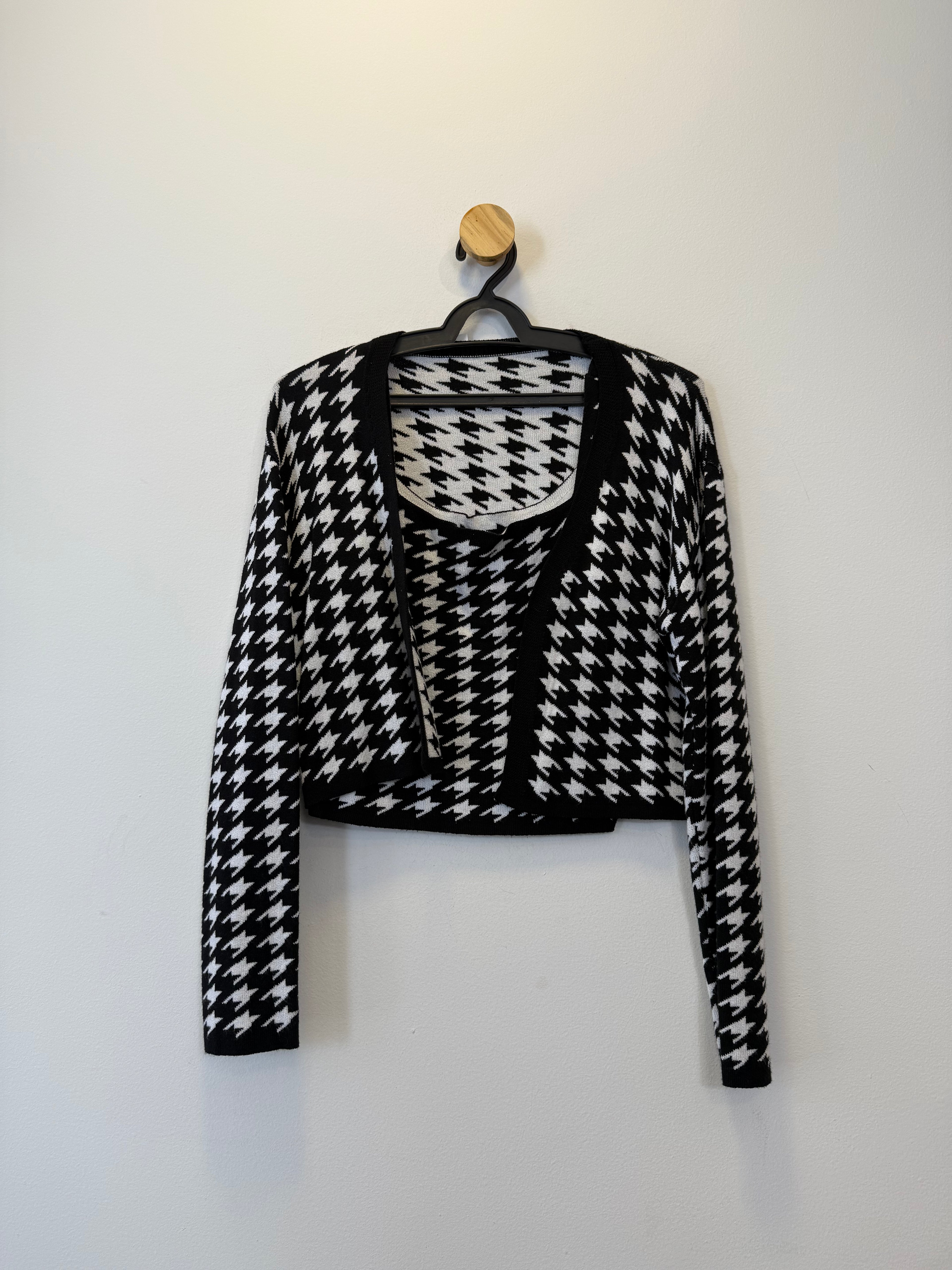 Twin Set Tricot Pied de Coq
