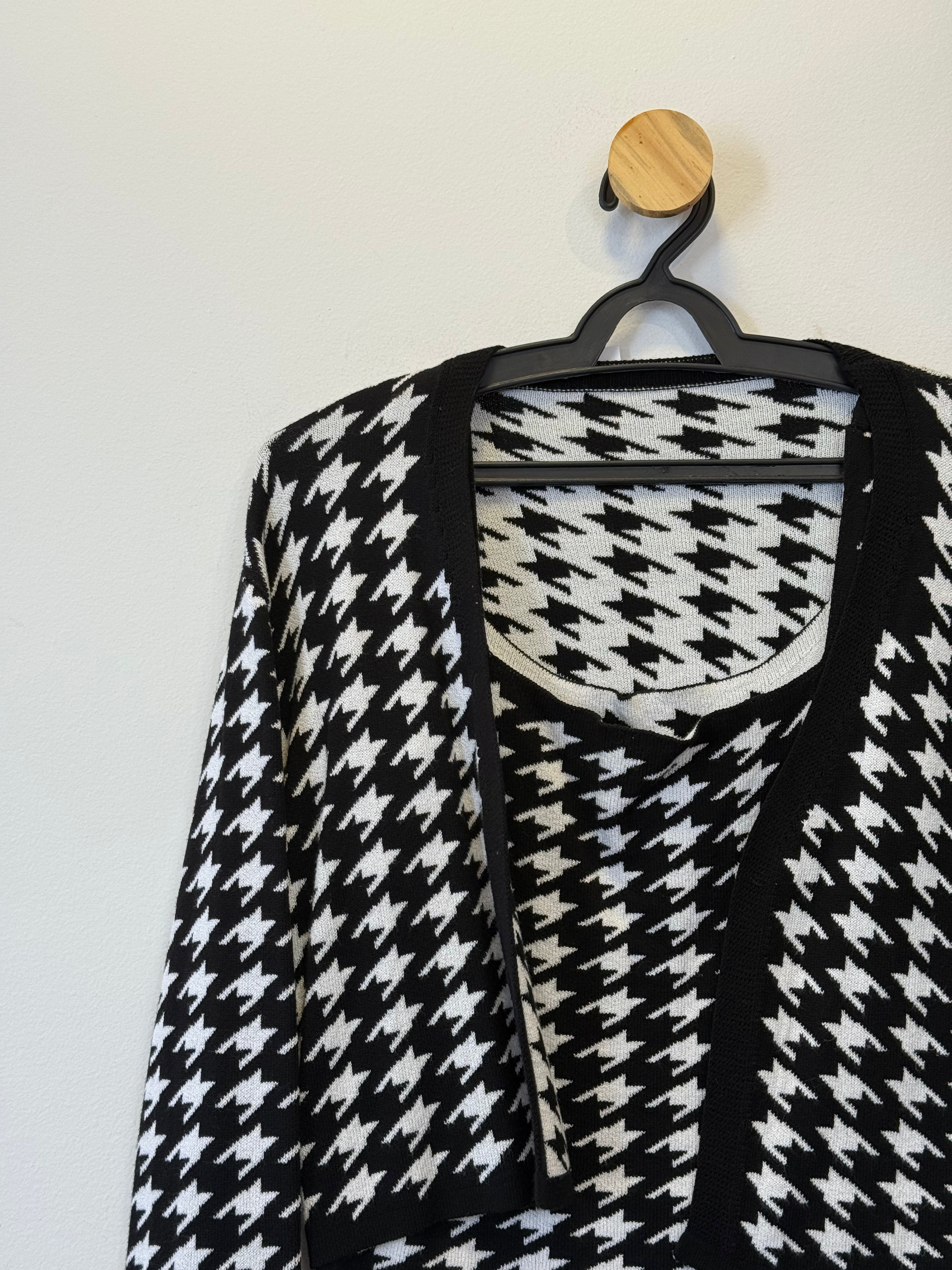 Twin Set Tricot Pied de Coq