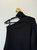 Blusa Tricot Preta Nula Manga