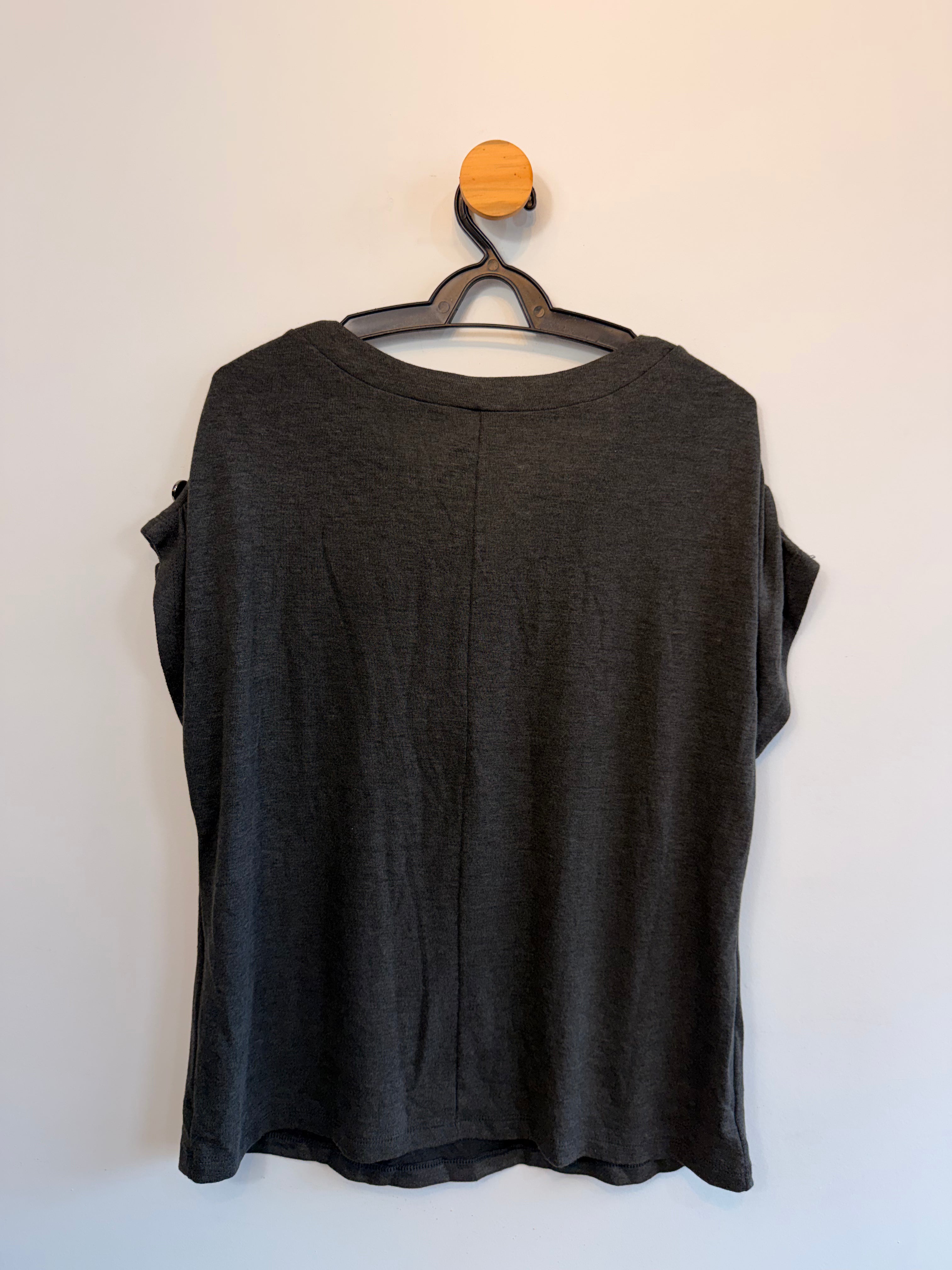 Blusa Cinza Manga Doce