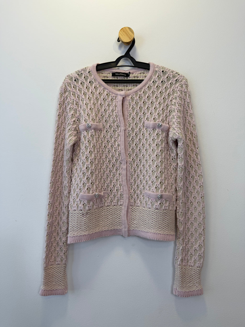 Cardigan Tricot Rosa Millennial