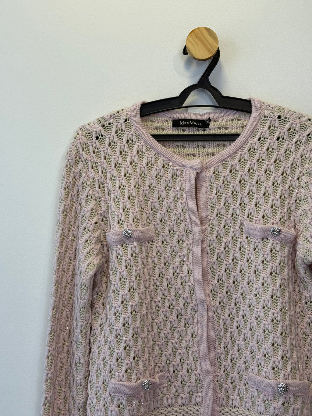 Cardigan Tricot Rosa Millennial