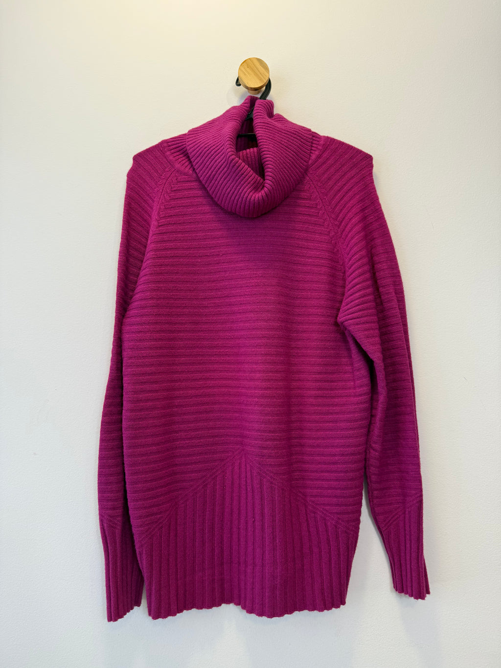 Suéter Tricot Rosa Fucsia