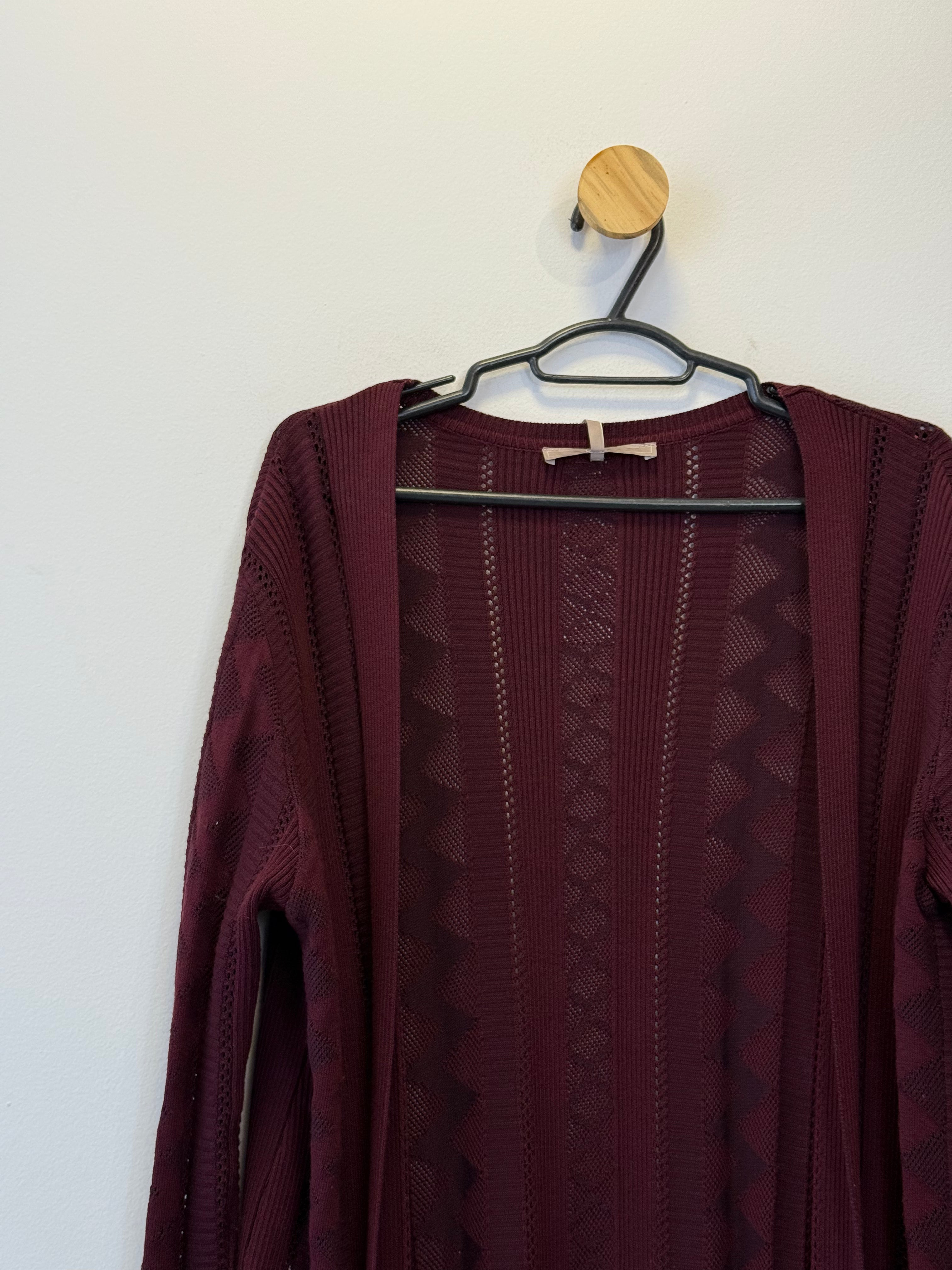 Kimono Tricot Bordo