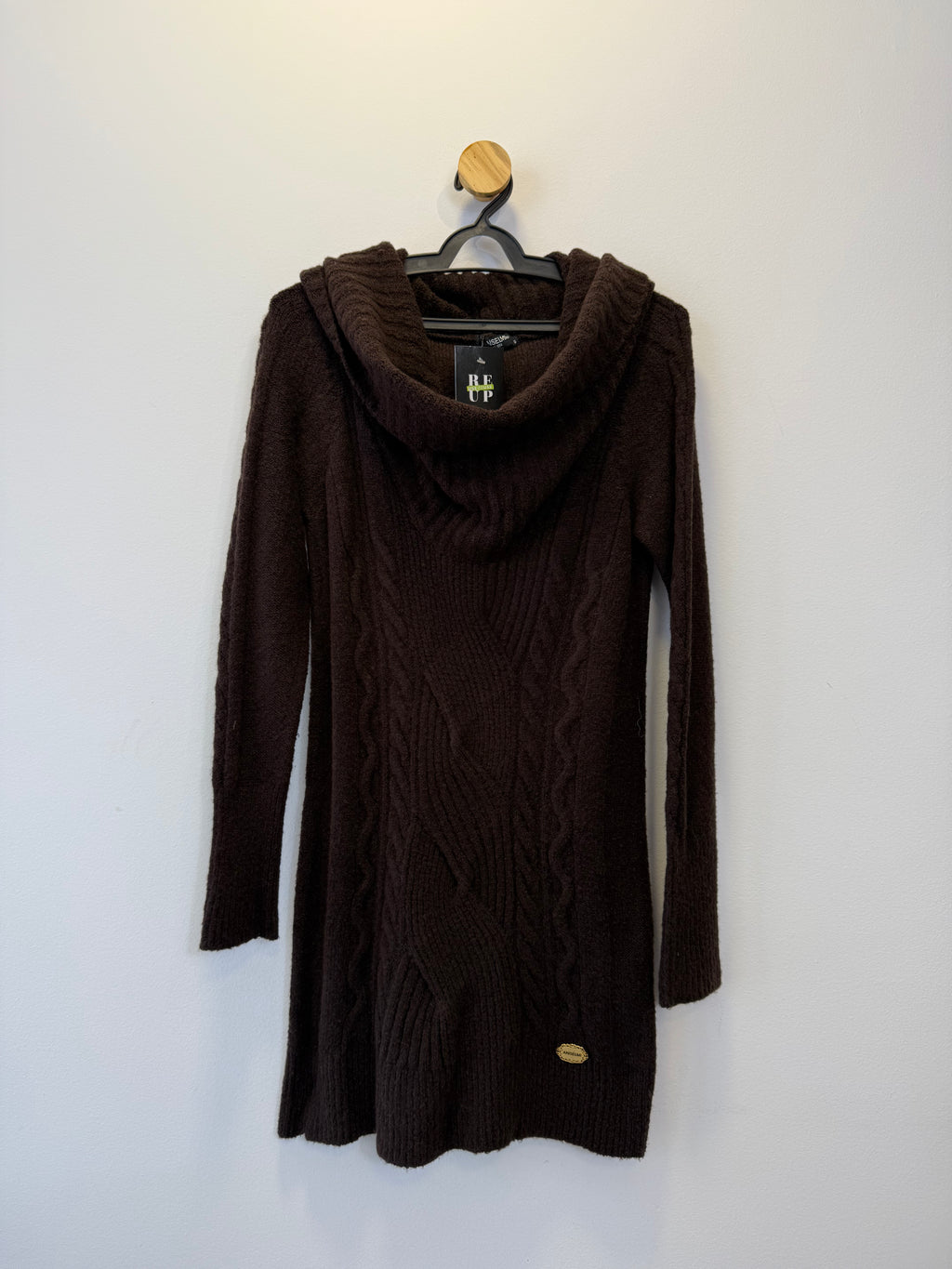 Vestido Tricot Marrom