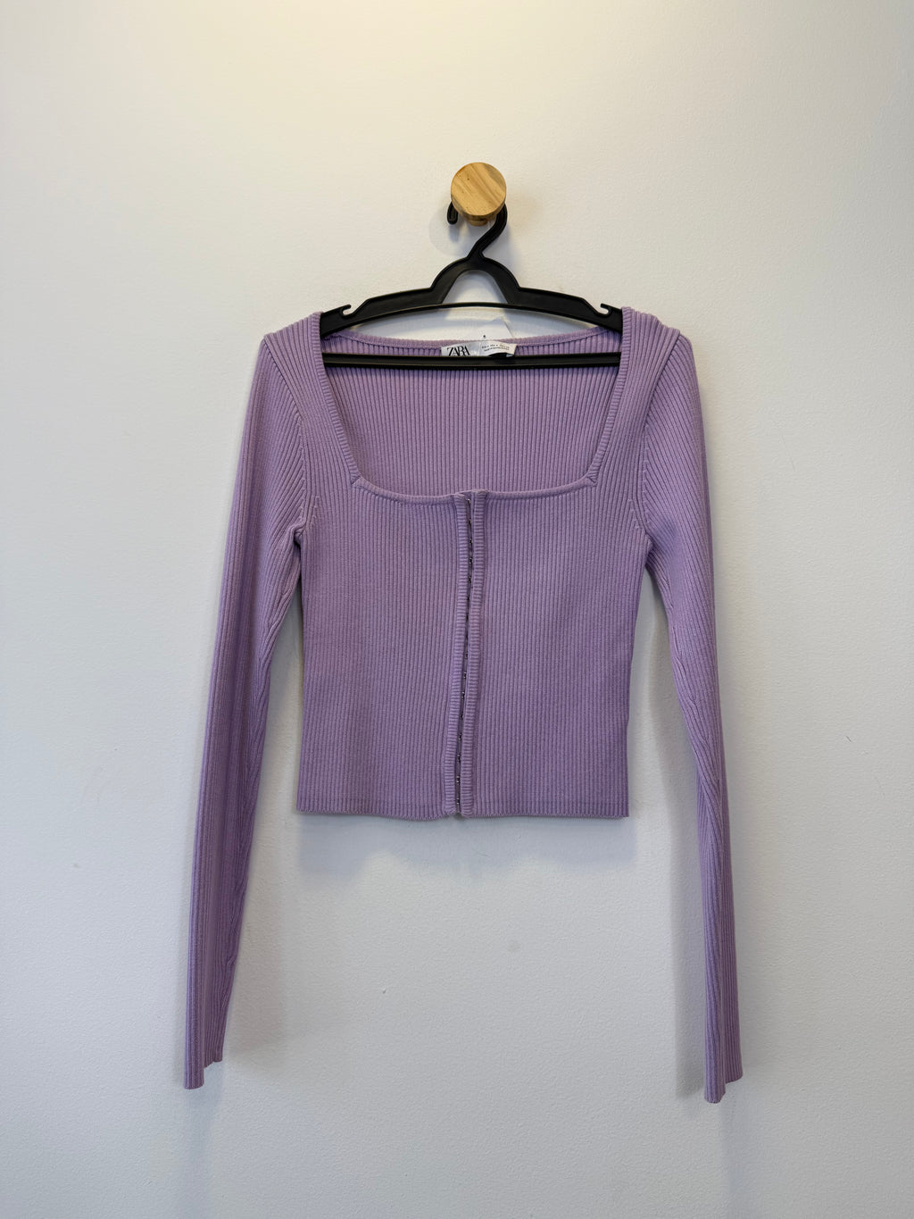 Cropped Tricot Lilás