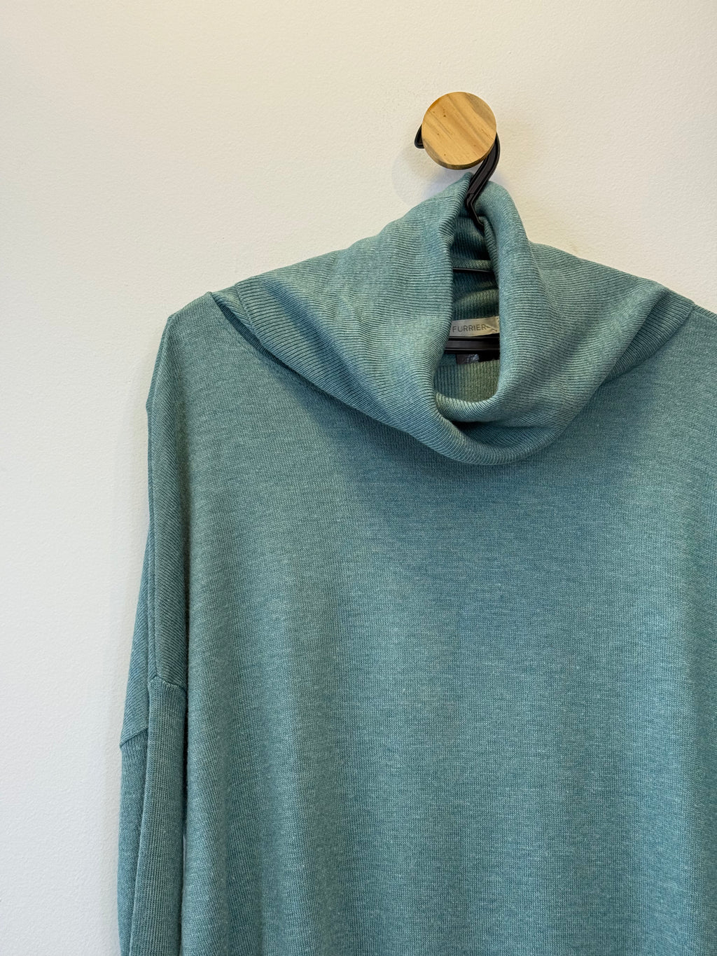 Suéter Tricot Verde Água
