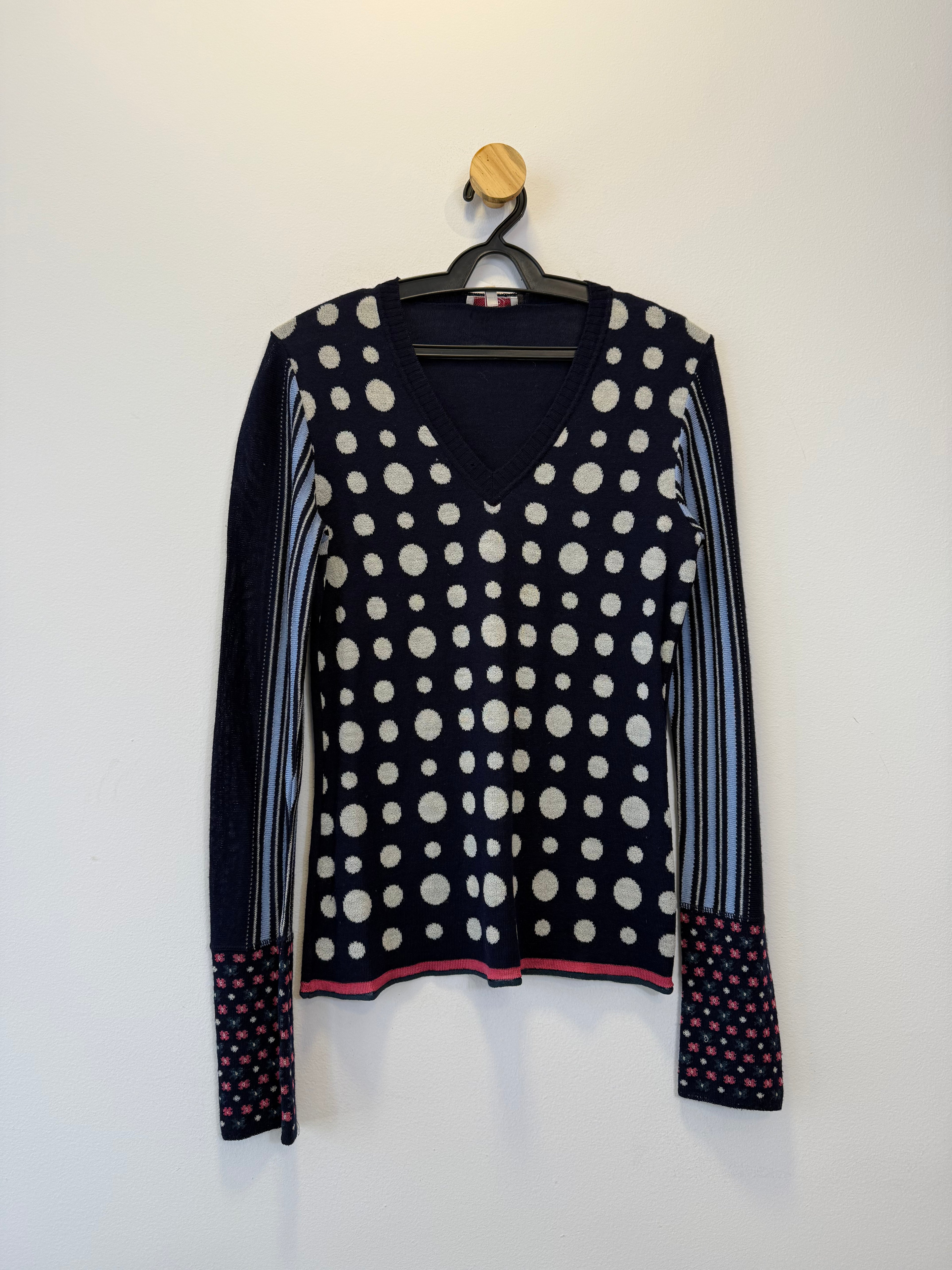 Suéter Tricot Poá