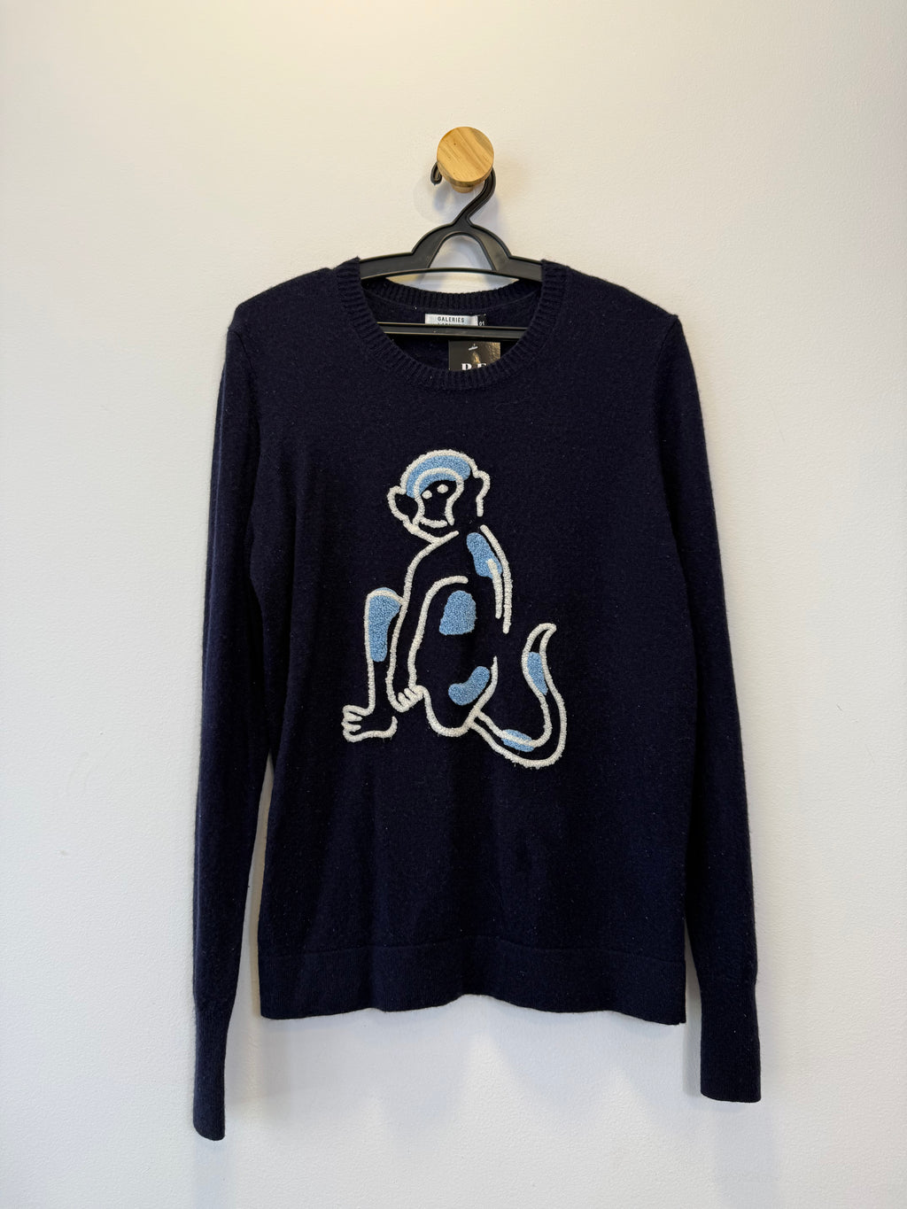 Suéter Cashmere Estampa Macaco